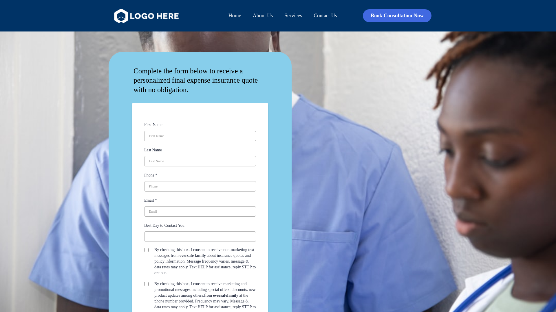 website screenshot of https://benitezfg.com/