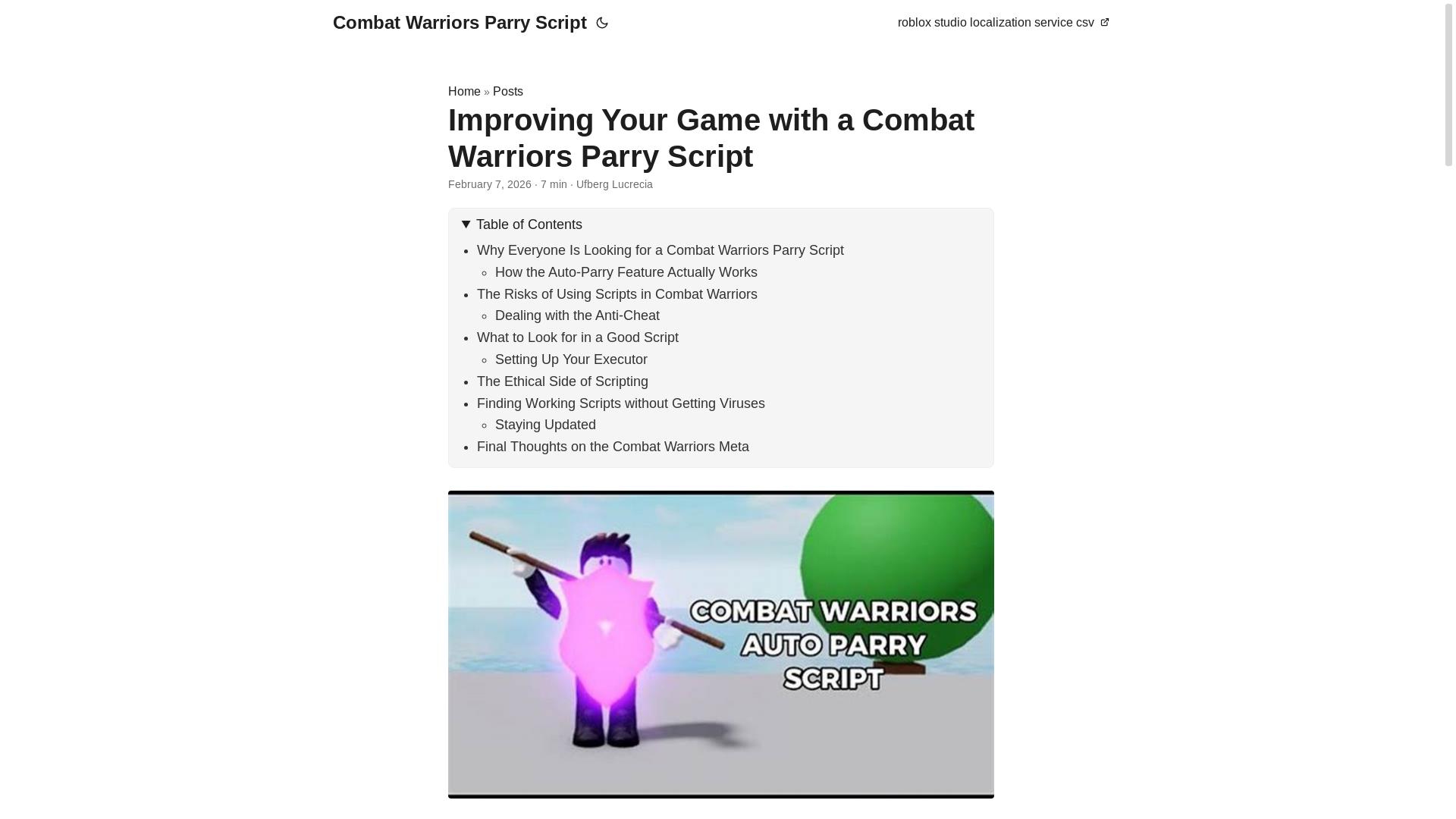 website screenshot of https://combat-warriors-parry-script.pages.dev/