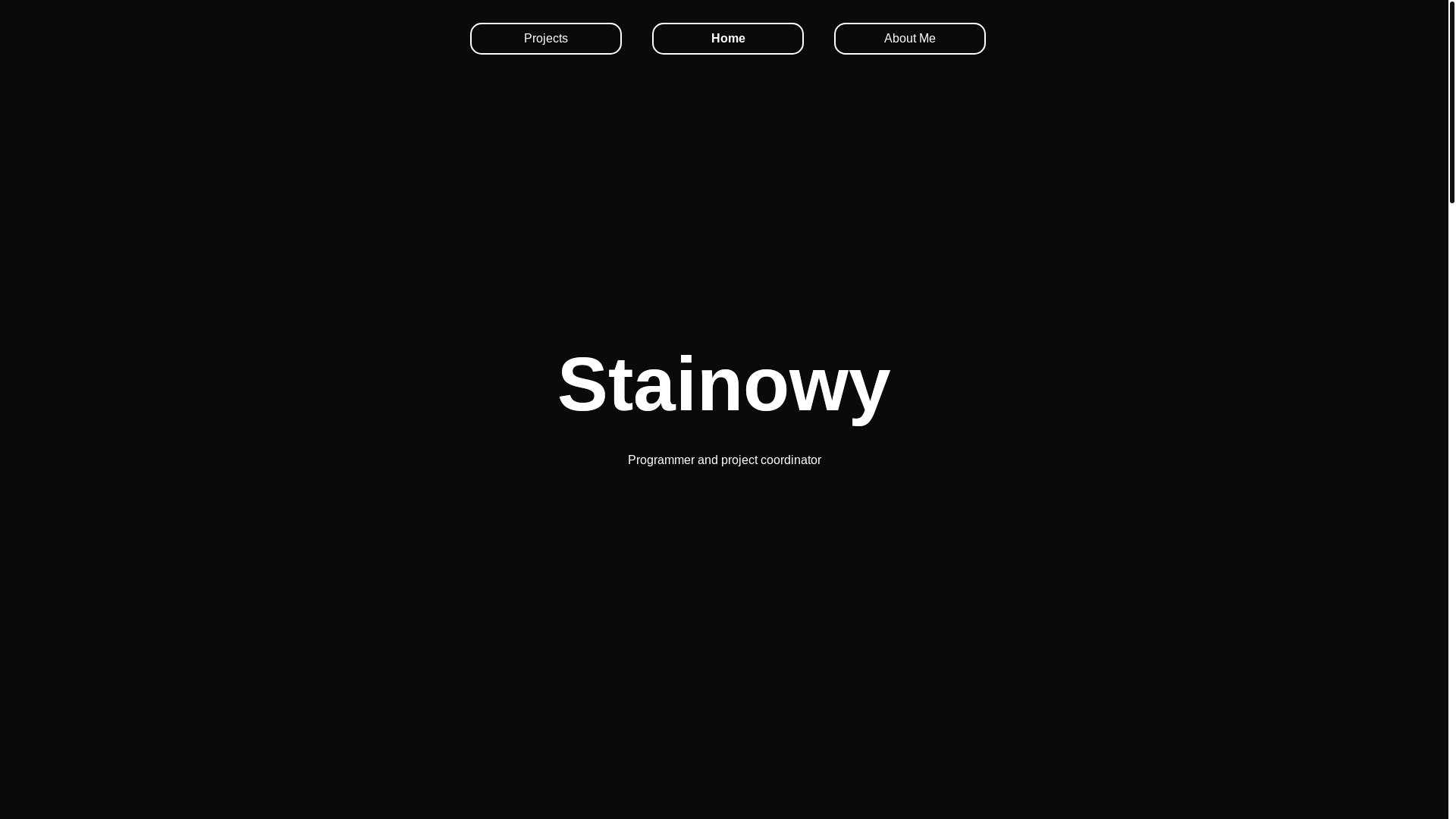 website screenshot of https://stainowy.pages.dev/