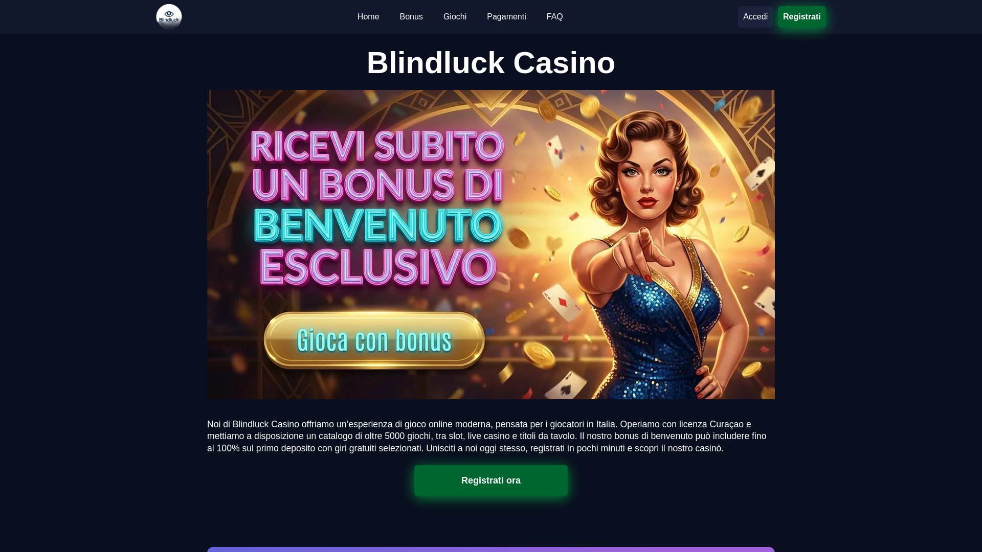 website screenshot of https://blindluck-it-54687.pages.dev/