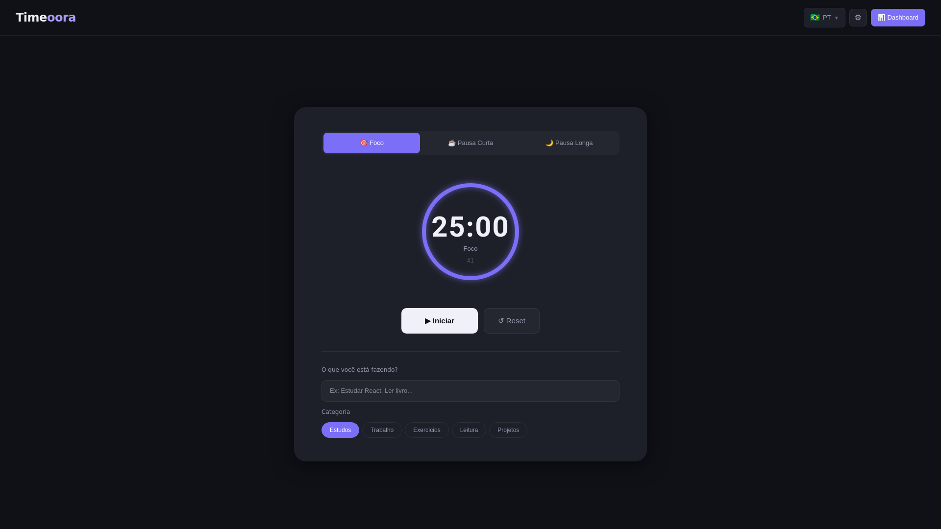 website screenshot of https://timeoora.com/