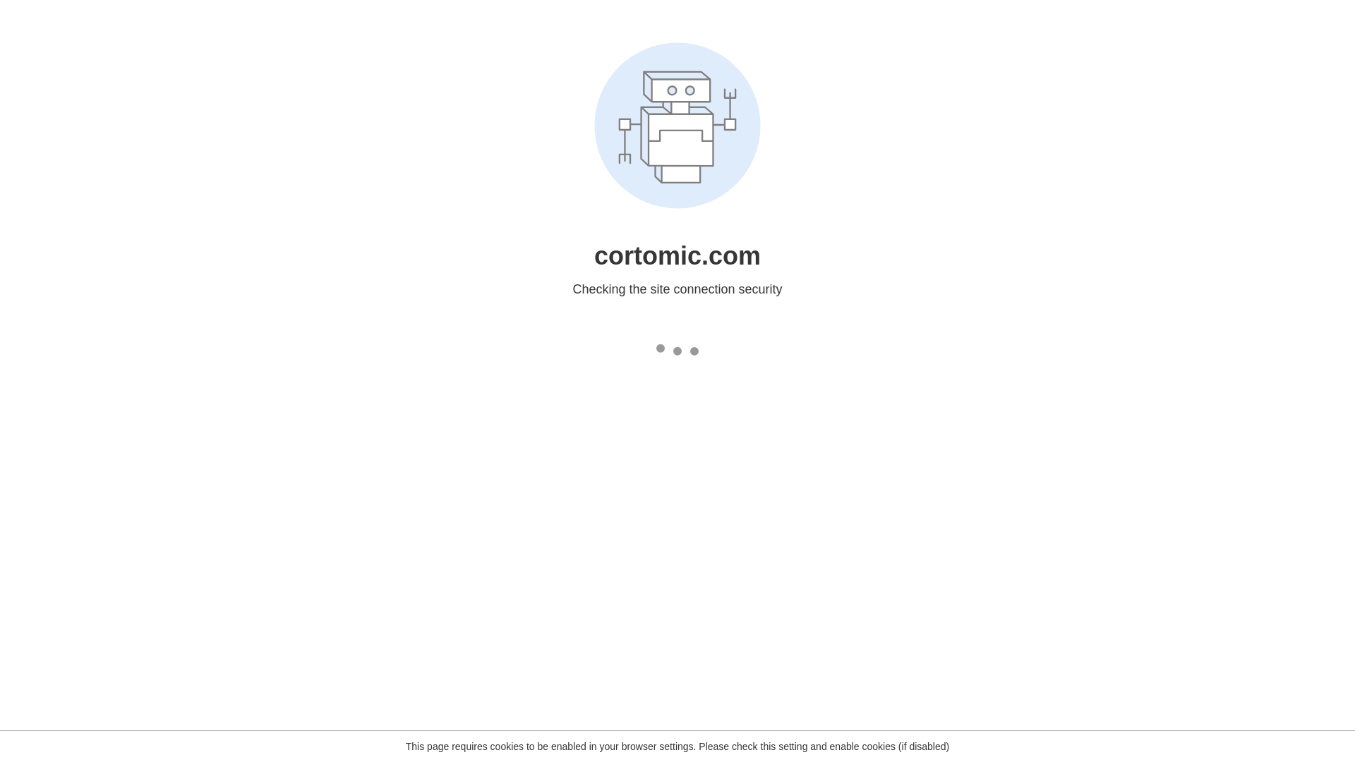 website screenshot of https://cortomic.com/