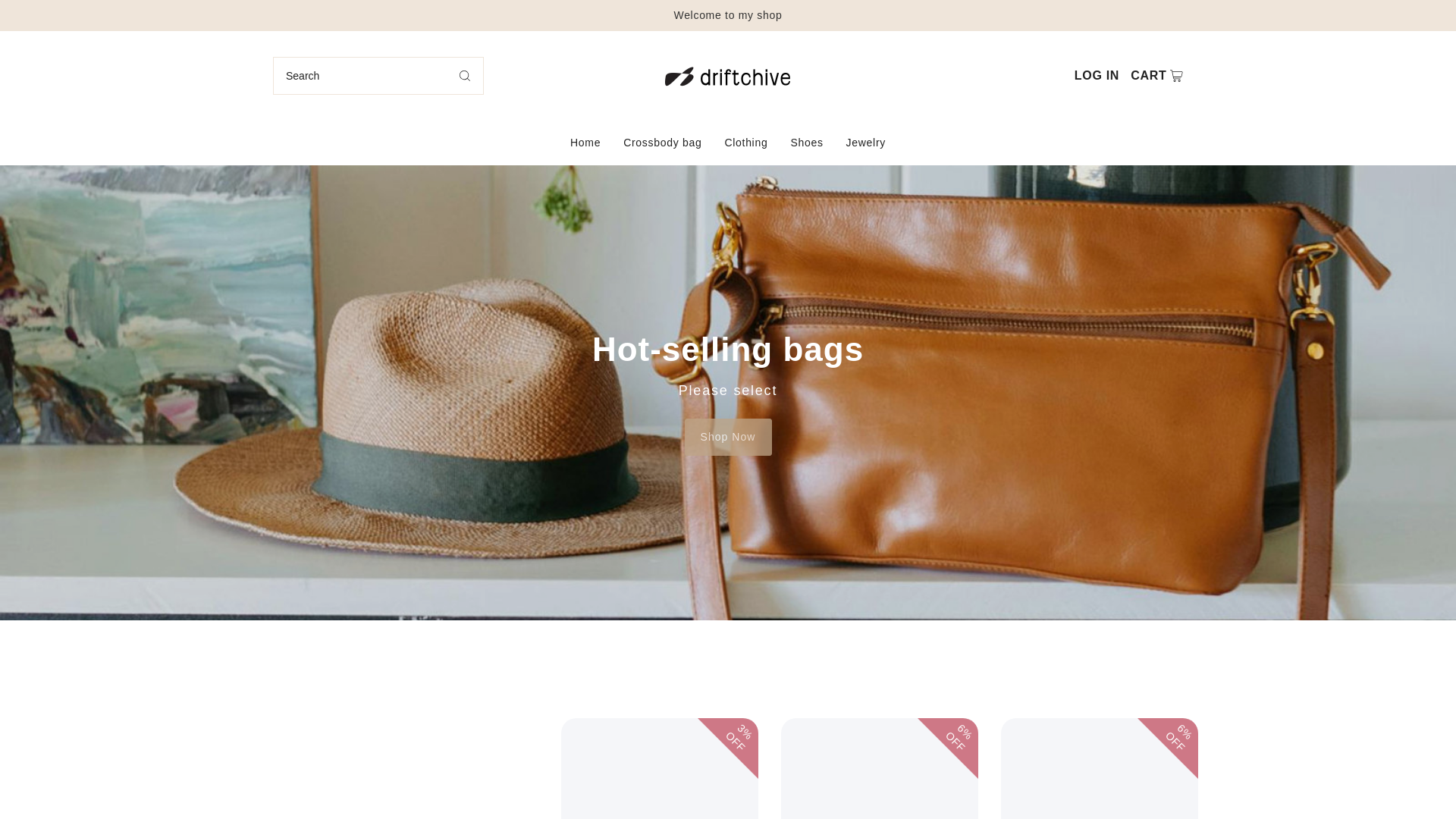 website screenshot of https://driftchivee.com/