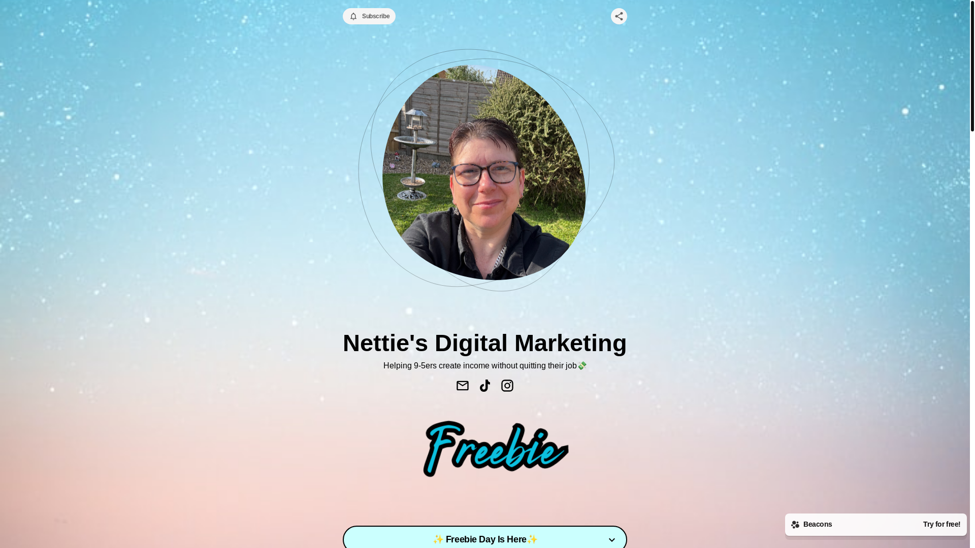 website screenshot of https://annettehillmarketing.com/
