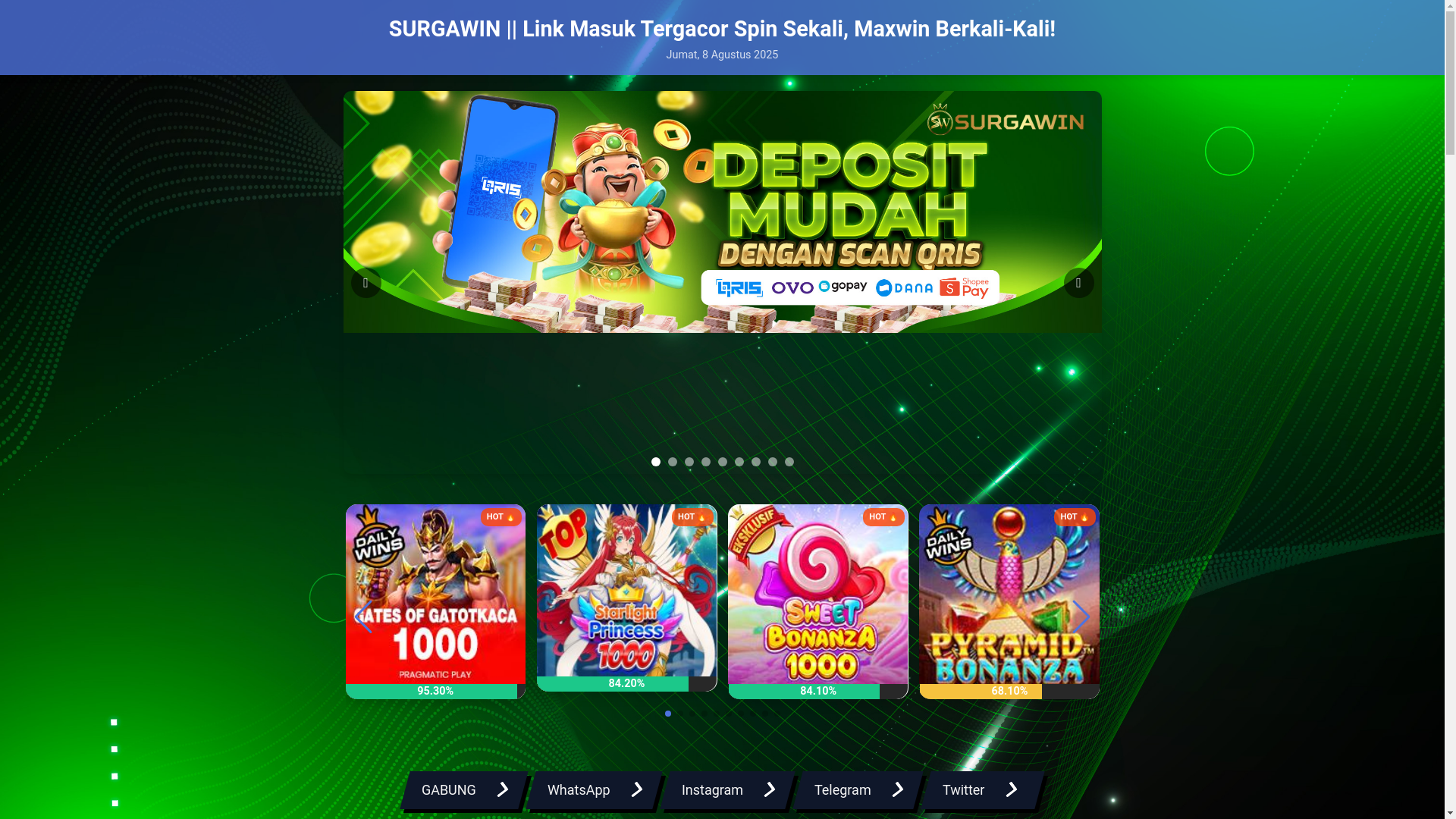 website screenshot of https://rtpsurgawinmax.com/