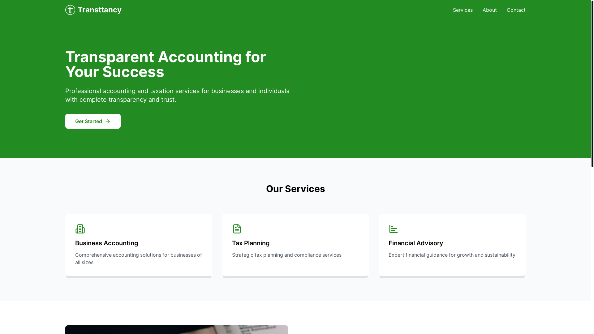 website screenshot of https://transttancy-website.pages.dev/