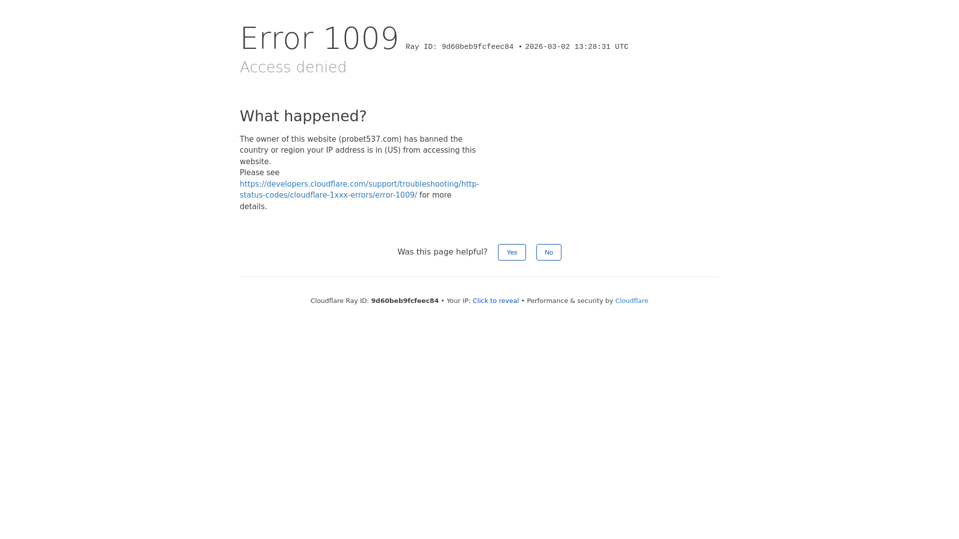 website screenshot of https://probet537.com/