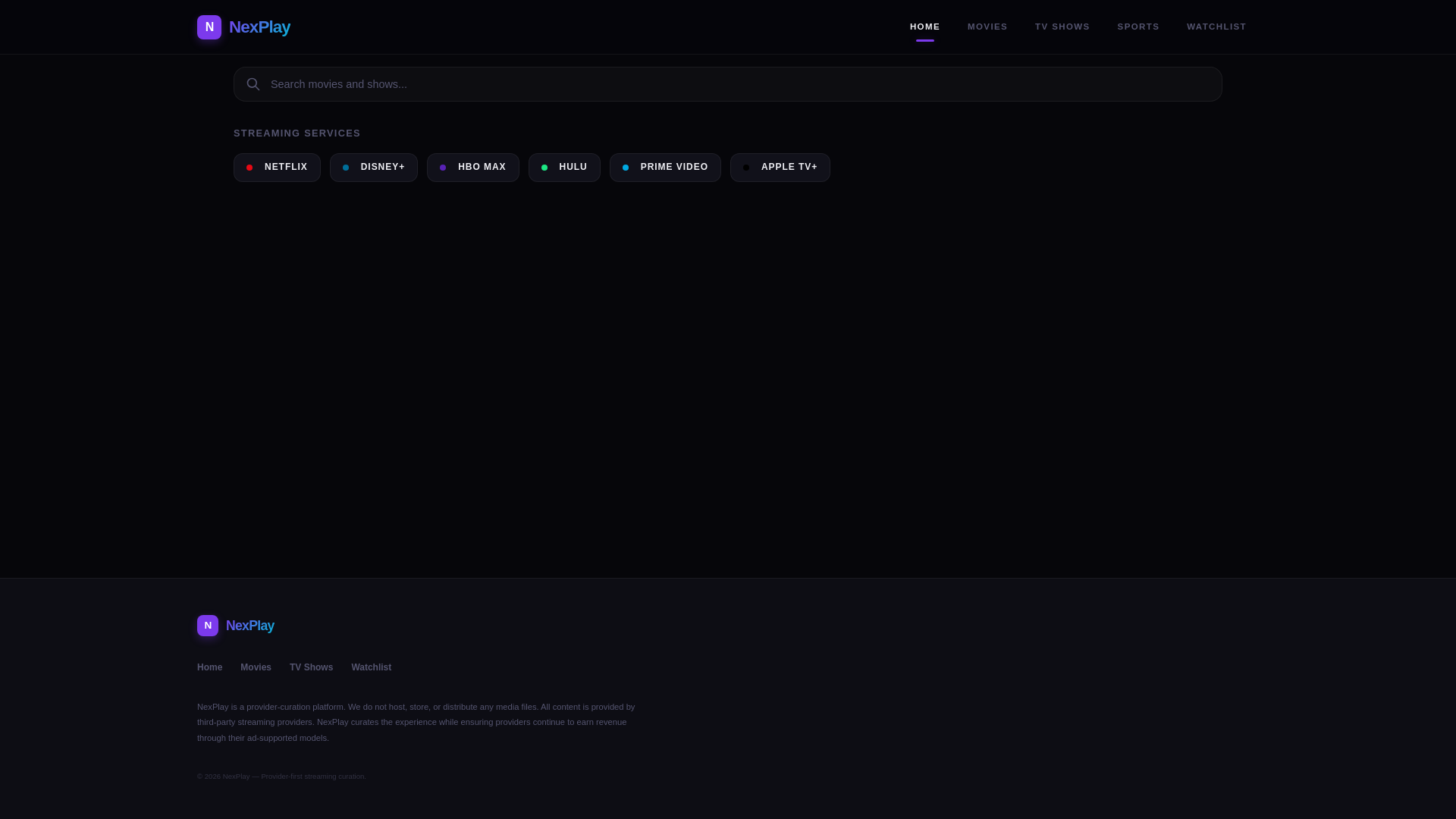 website screenshot of https://nexplay-7st.pages.dev/