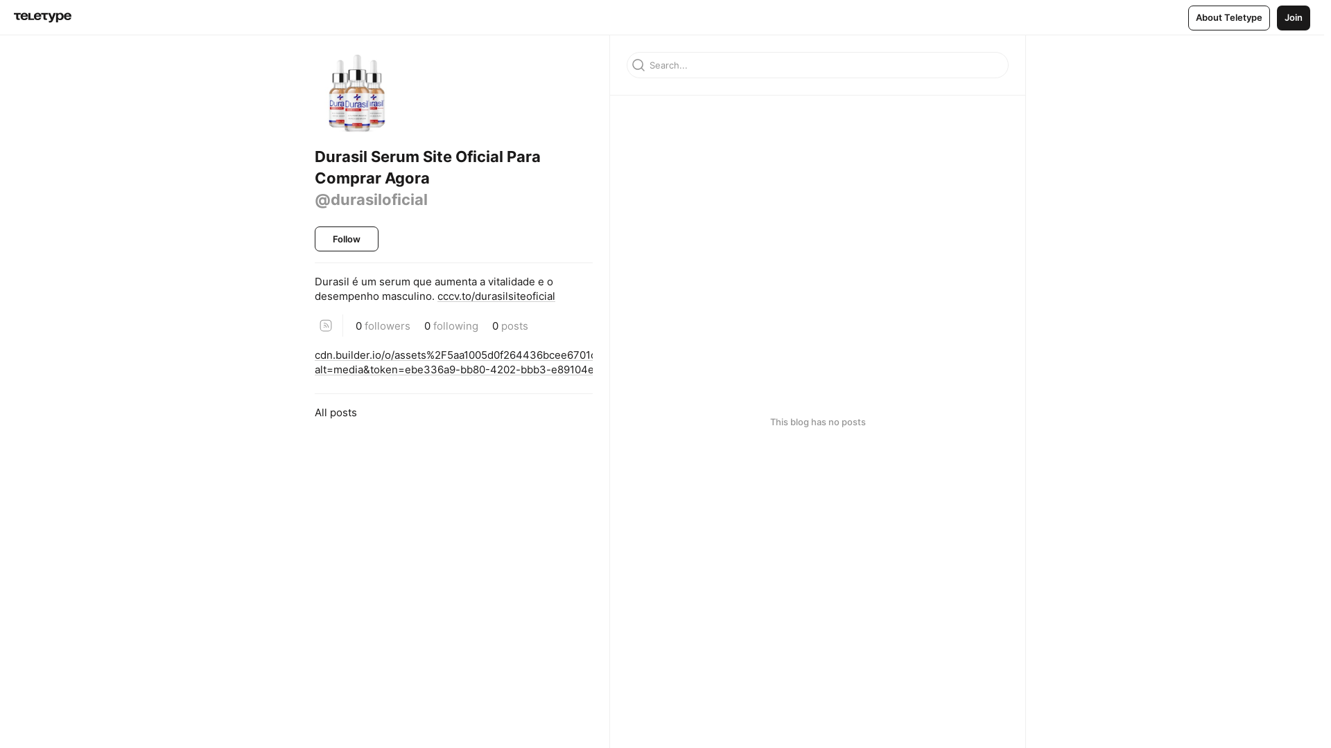 website screenshot of https://teletype.in/@durasiloficial