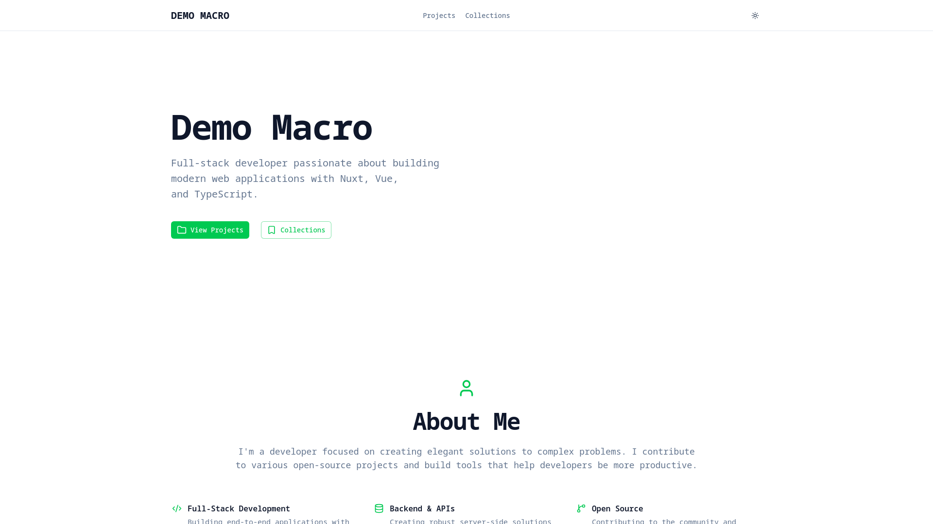 website screenshot of https://demomacro-com.pages.dev/