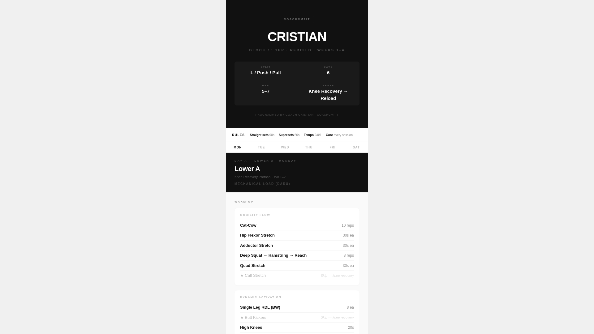 website screenshot of https://cristian-coachcmfit.pages.dev/