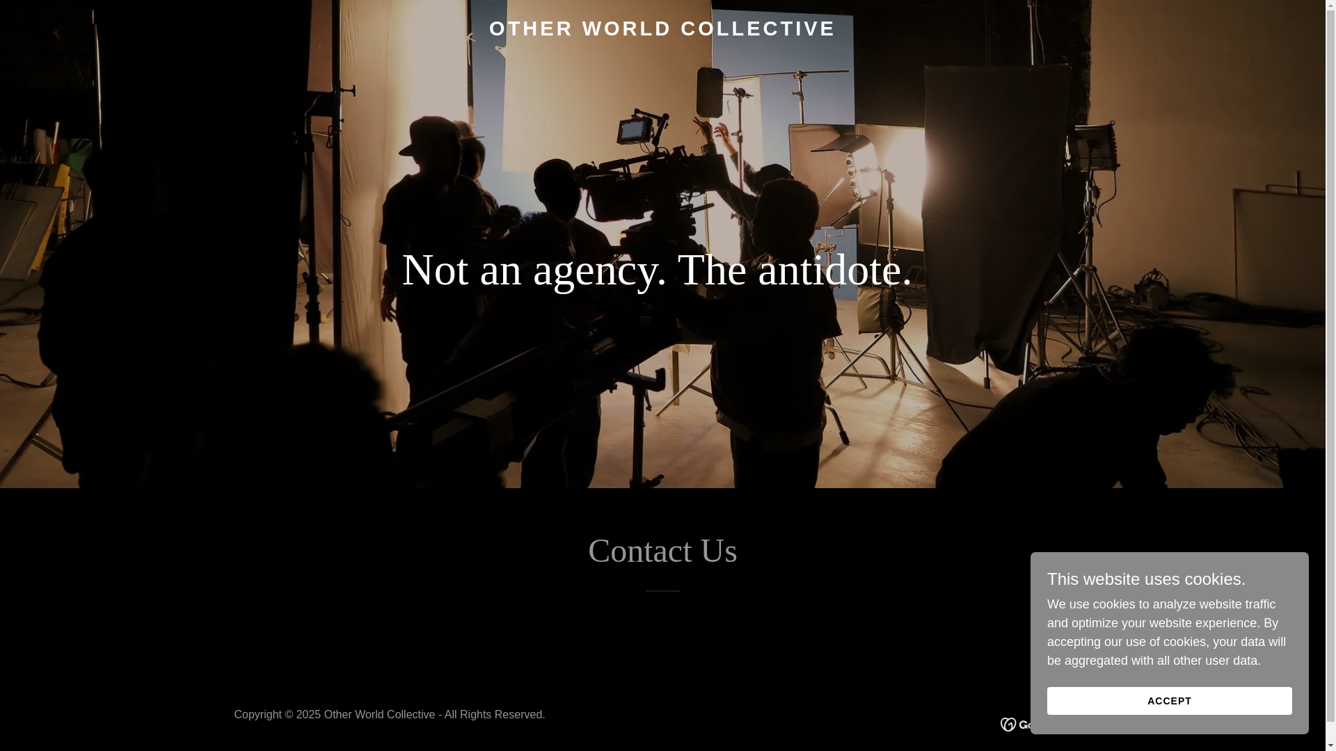 website screenshot of https://otherworldcollective.in/
