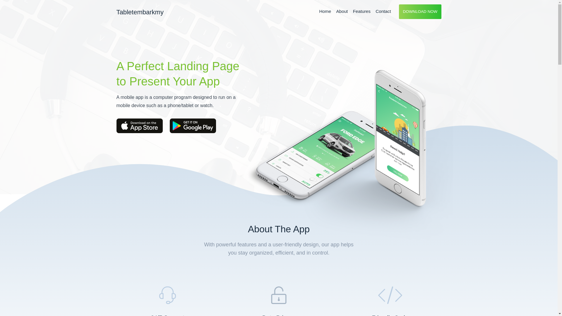 website screenshot of https://tabletembark.my.id/