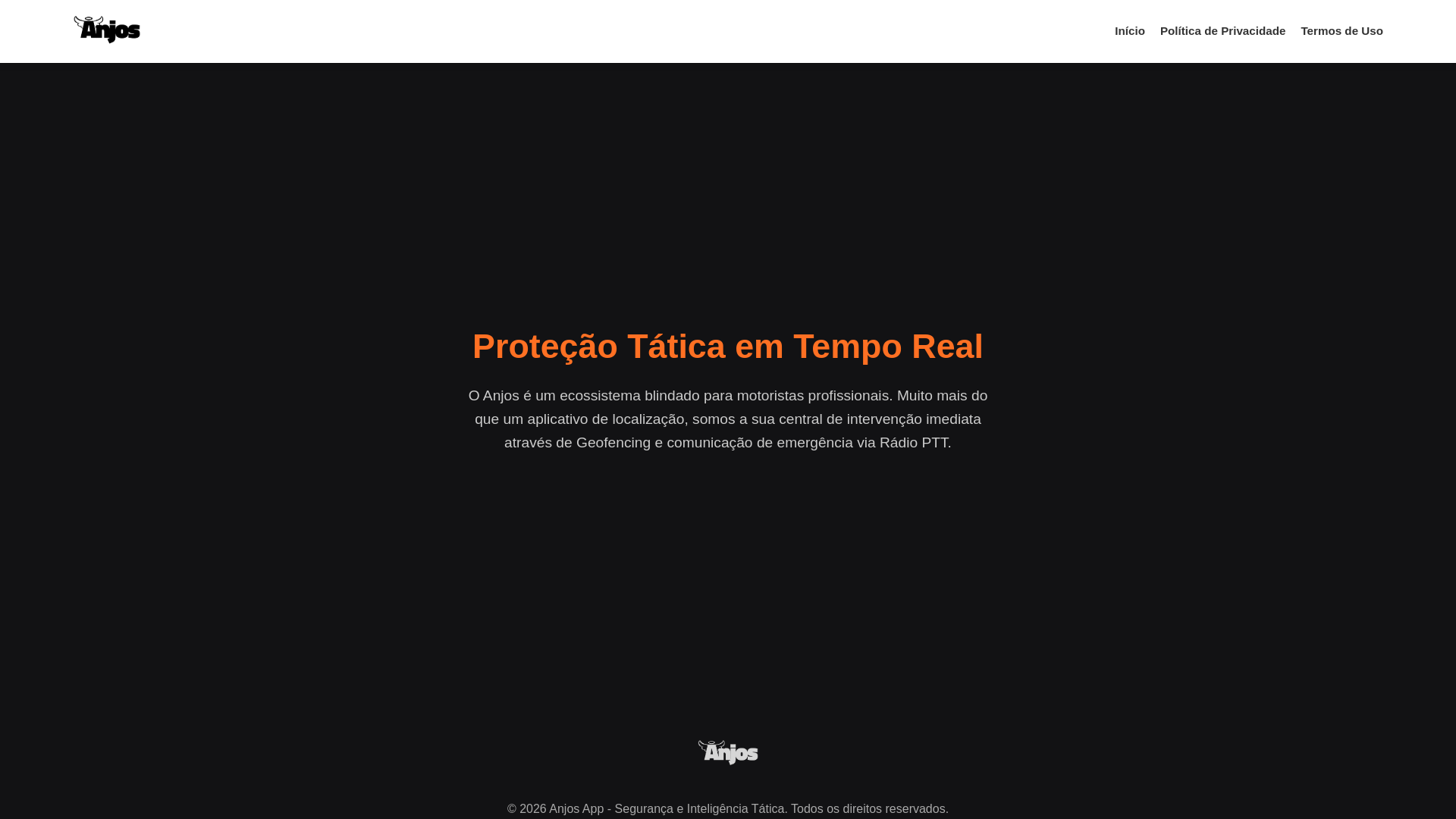 website screenshot of https://appanjos.com.br/