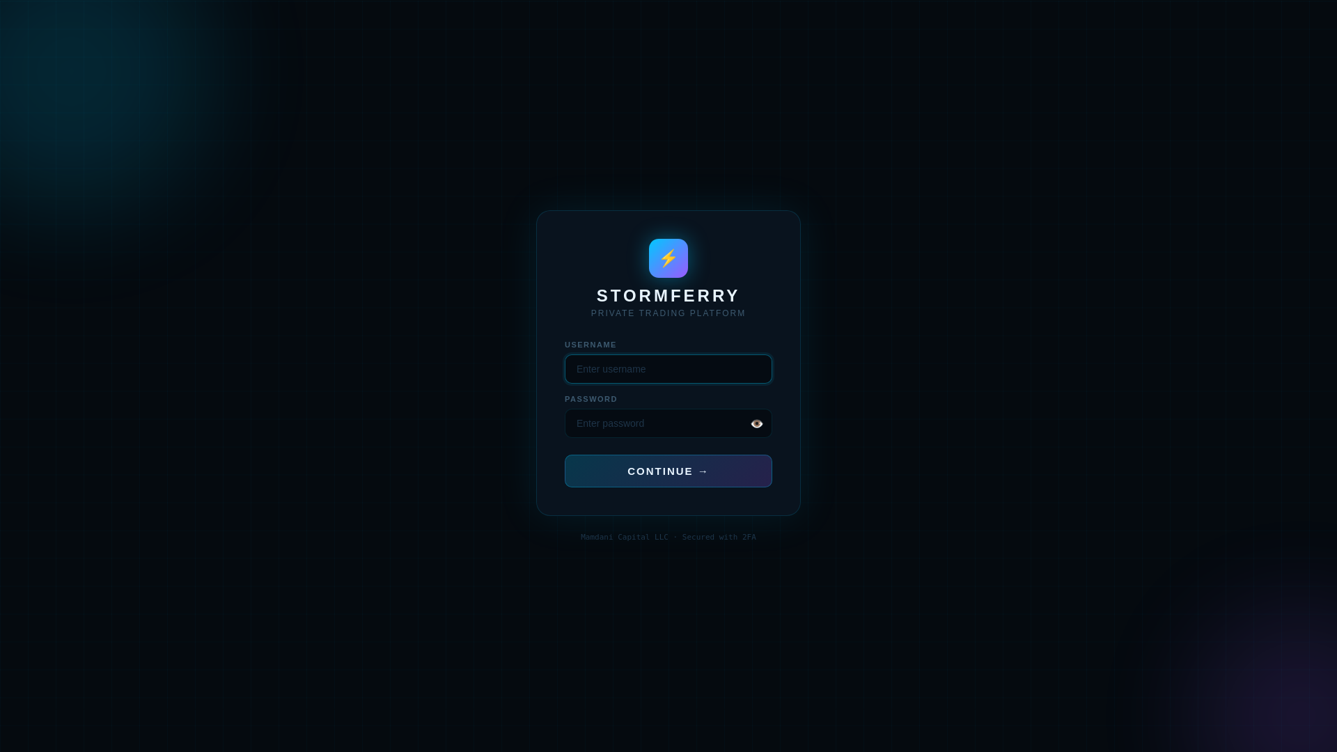 website screenshot of https://stormferry.com