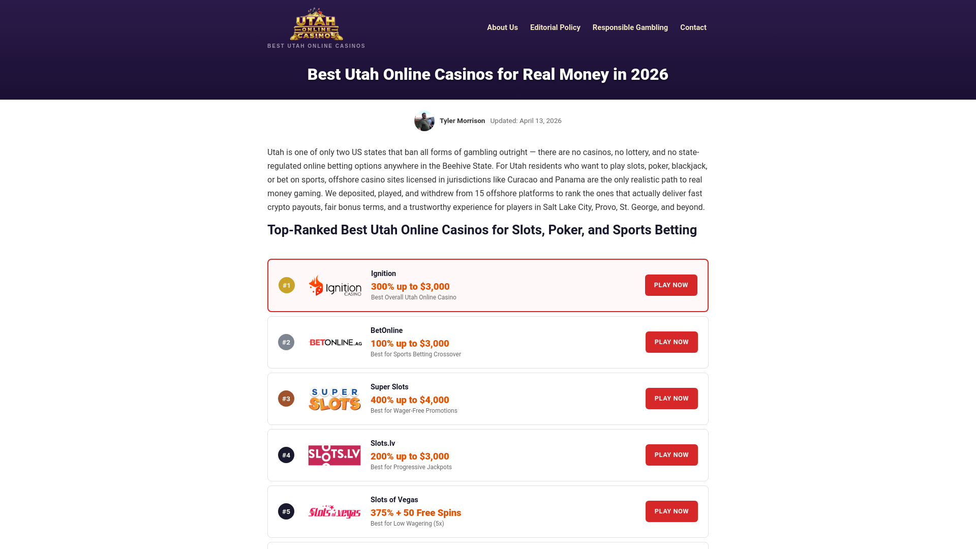 website screenshot of https://utahonlinecasinos-it-com.pages.dev/