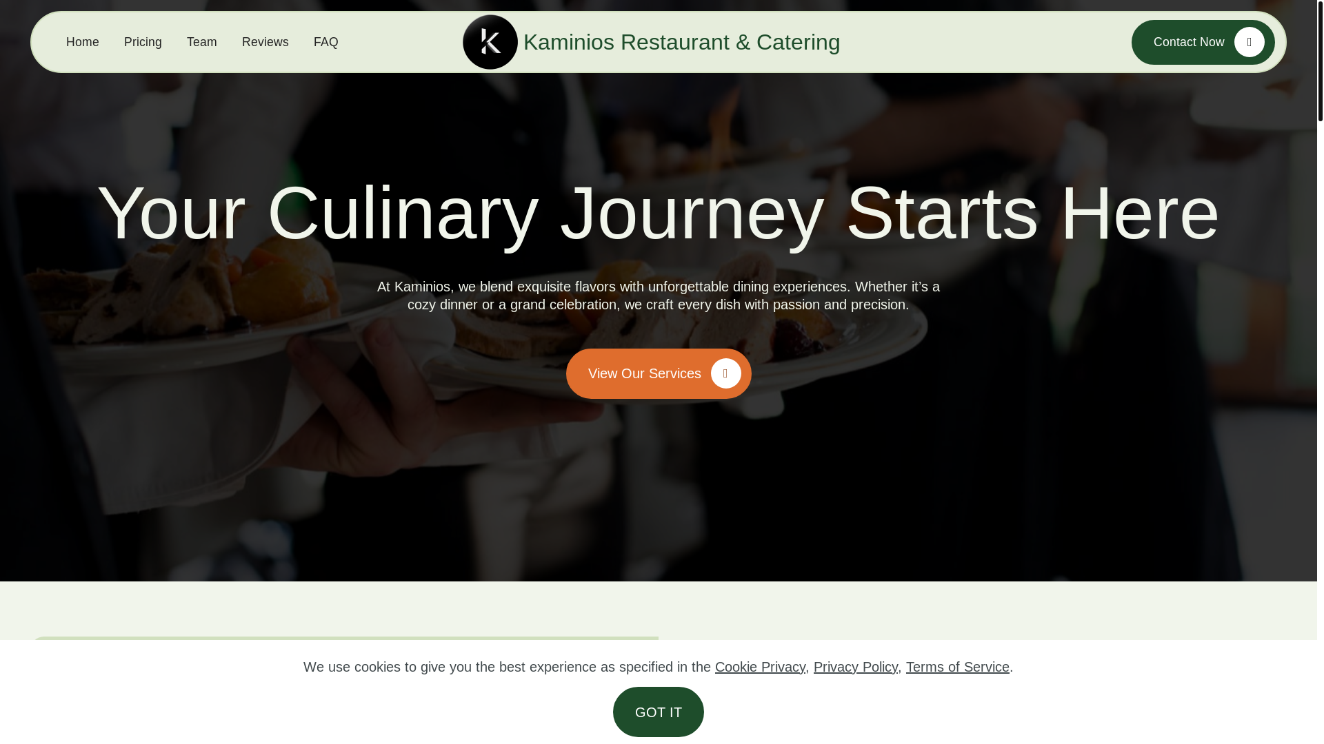 website screenshot of https://appkaminio.com/