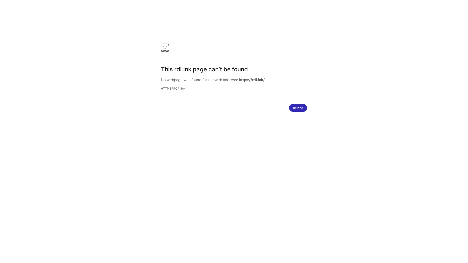 website screenshot of https://rdl.ink