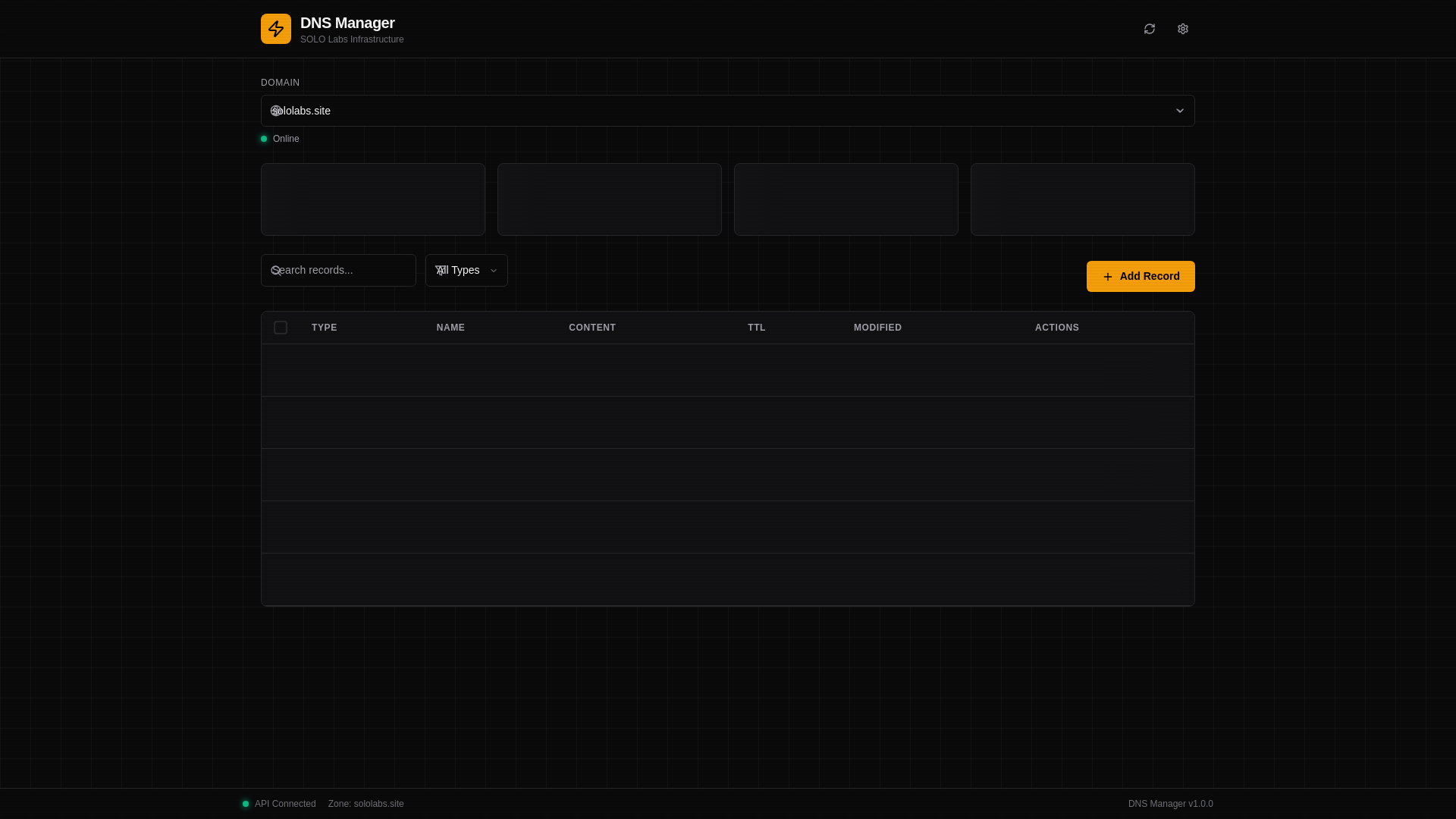 website screenshot of https://mvp-dns-manager.pages.dev/