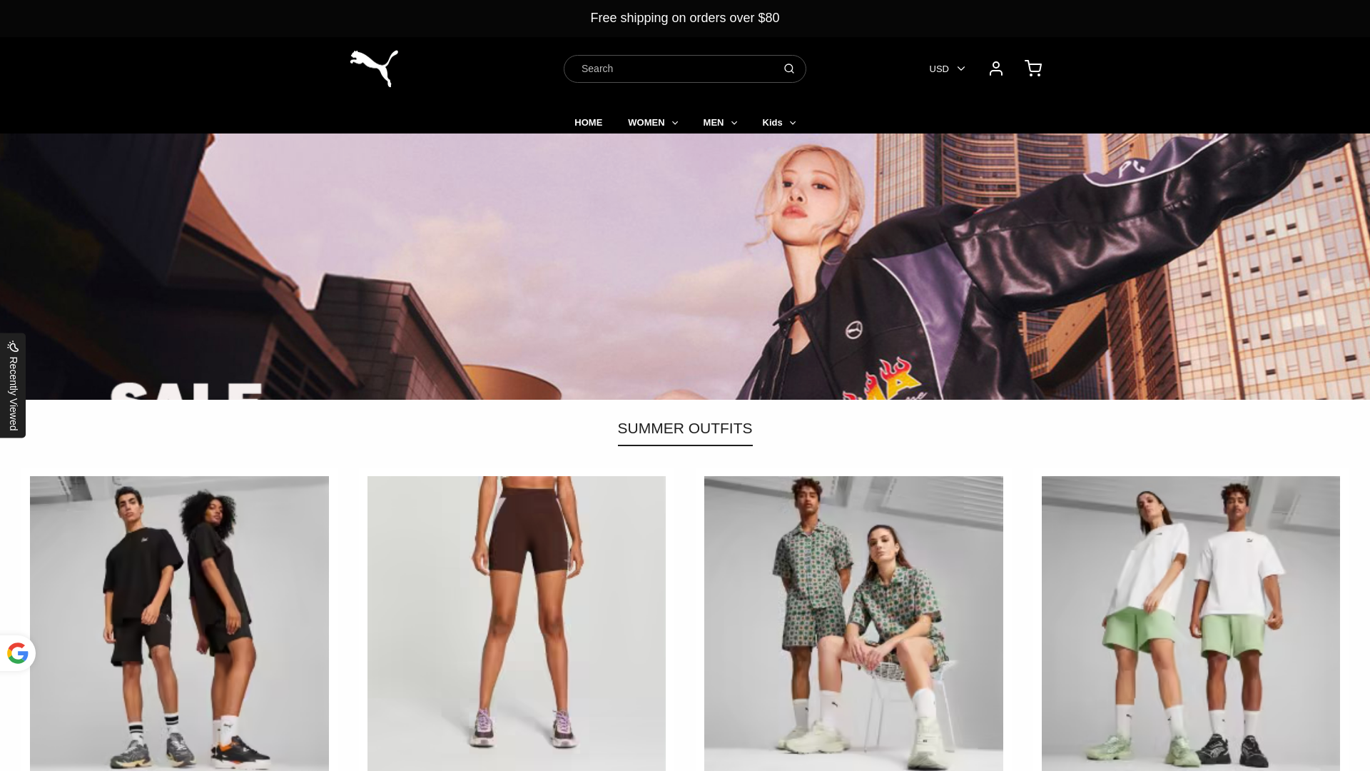 website screenshot of https://pumastudio.top/