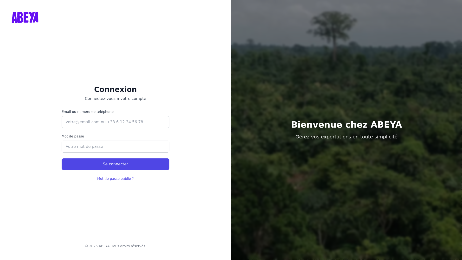 website screenshot of https://civ-exporter-portal.pages.dev/