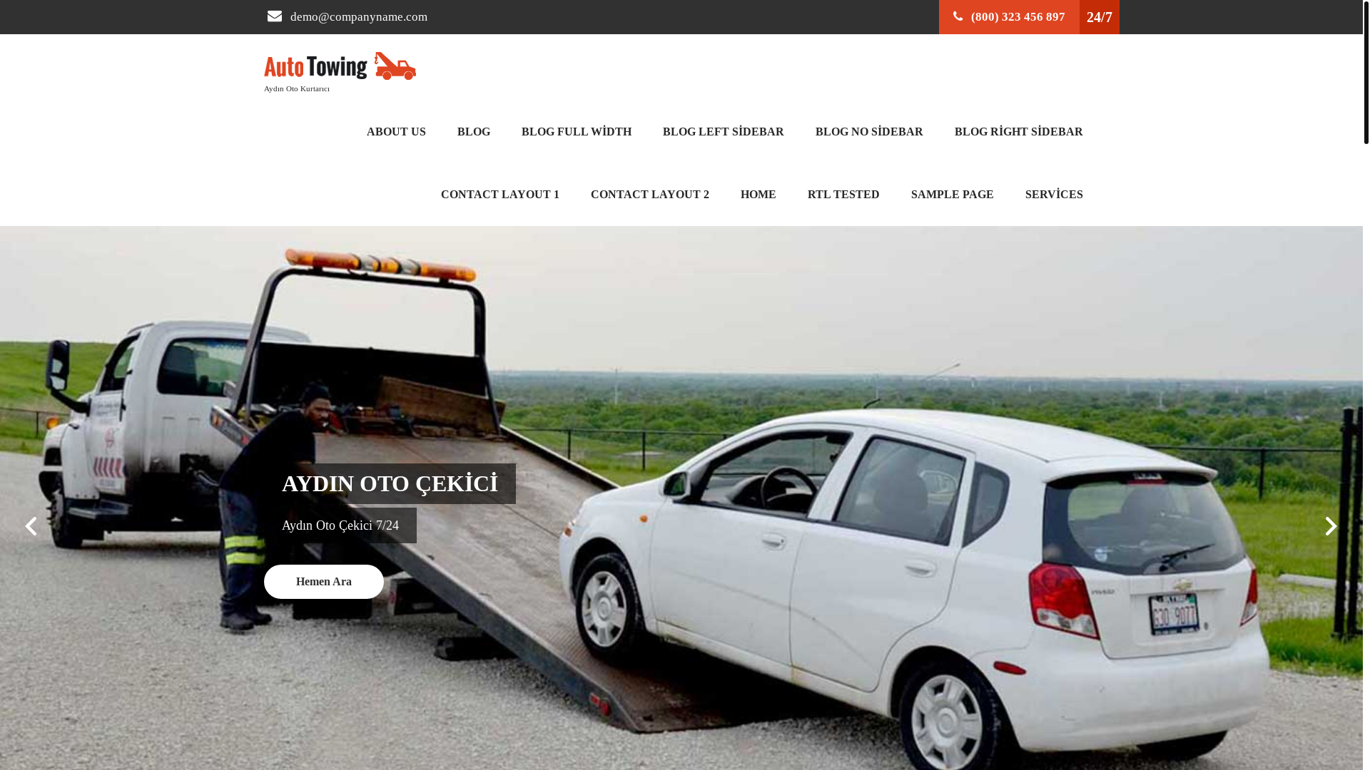 website screenshot of https://efelerotokurtarma.com/