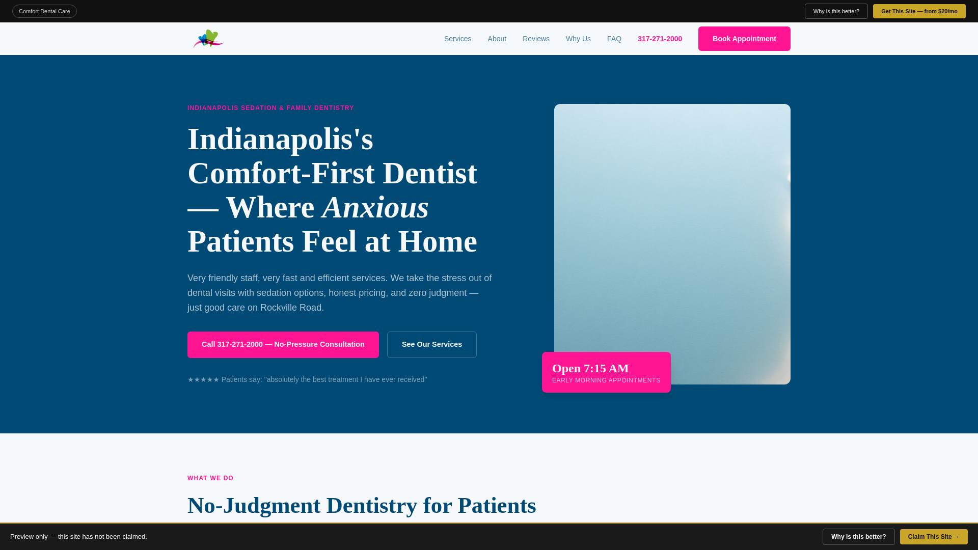 website screenshot of https://freshfacing-sedationdentistindianapolis.pages.dev/