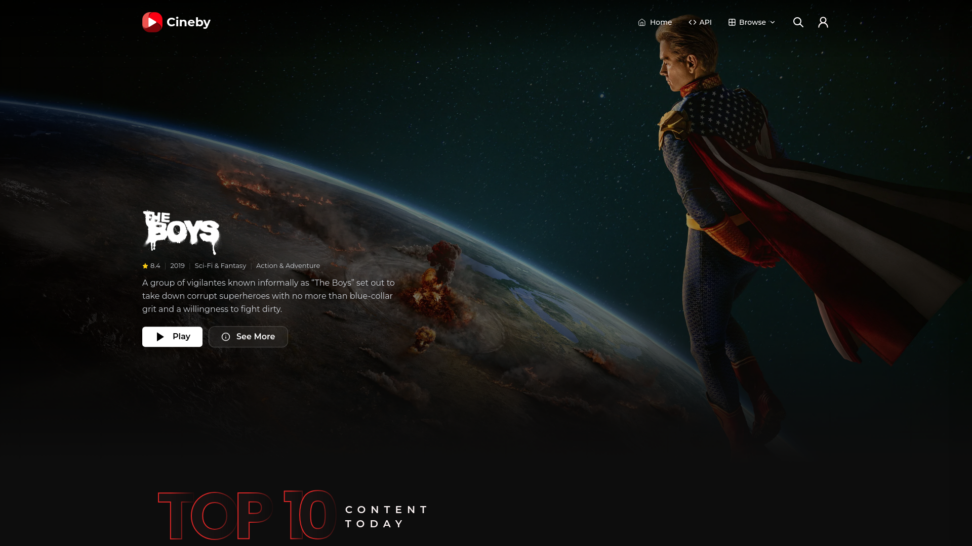 website screenshot of https://cineby.sc/