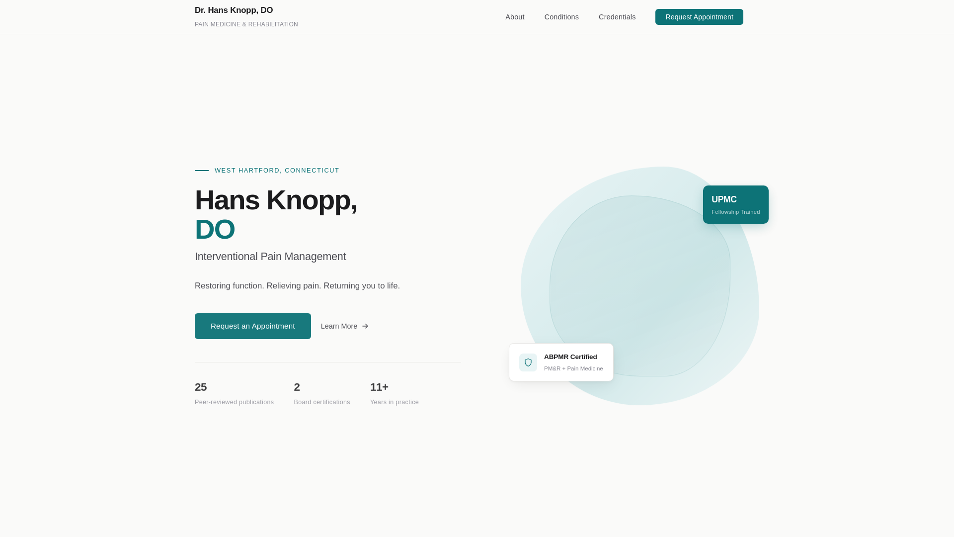 website screenshot of https://hans-knopp.pages.dev/