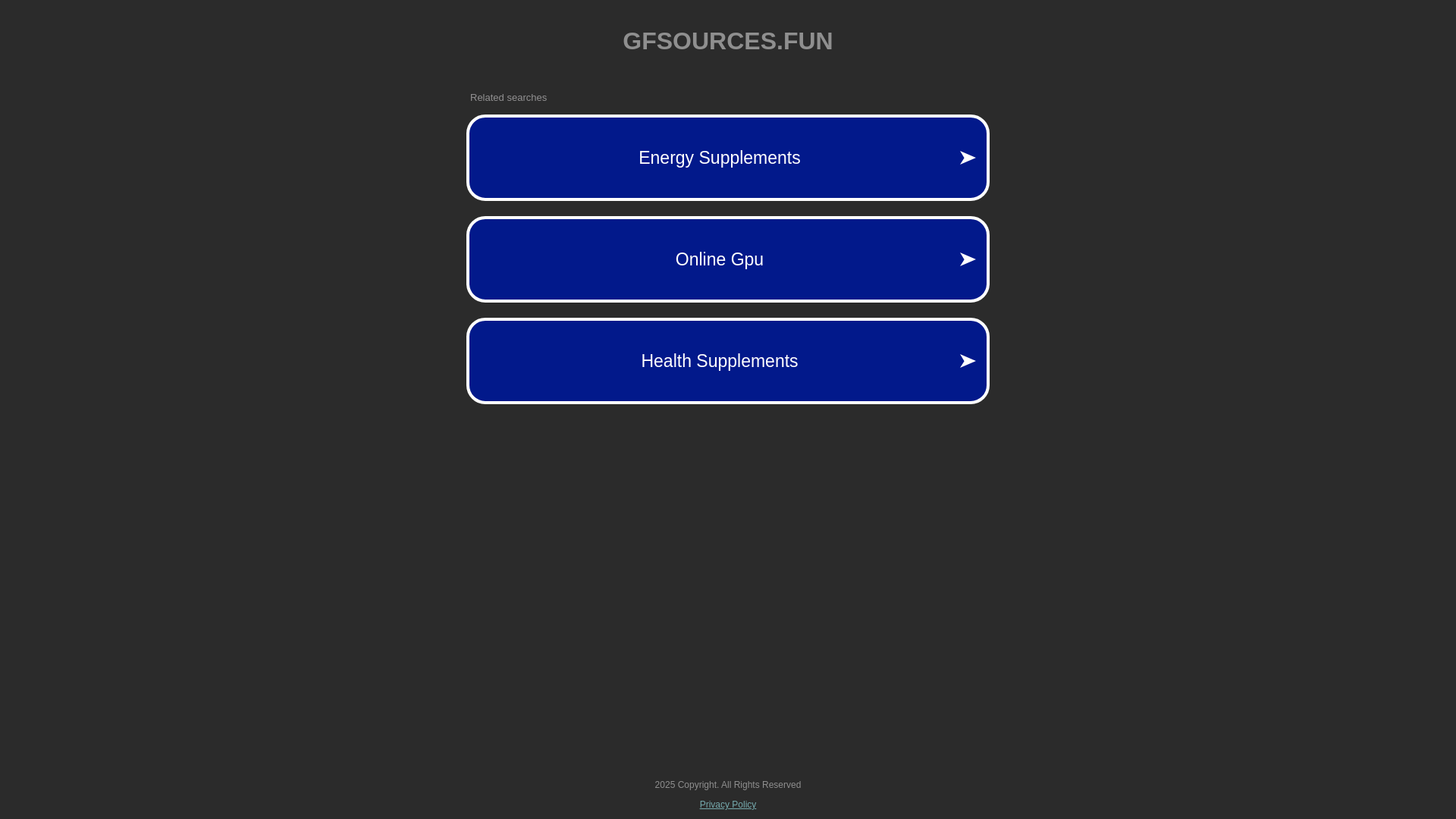 website screenshot of https://gfsources.fun/
