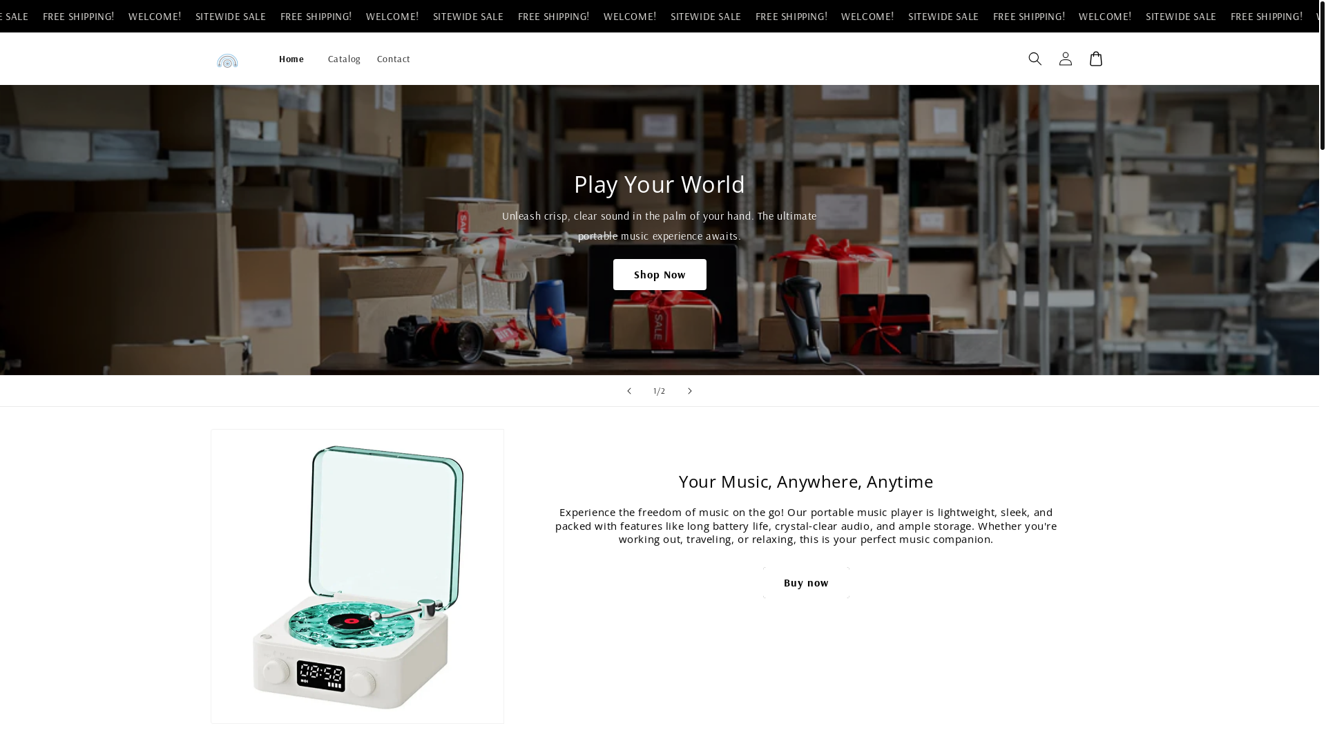 website screenshot of https://aprilgadgettech.store/