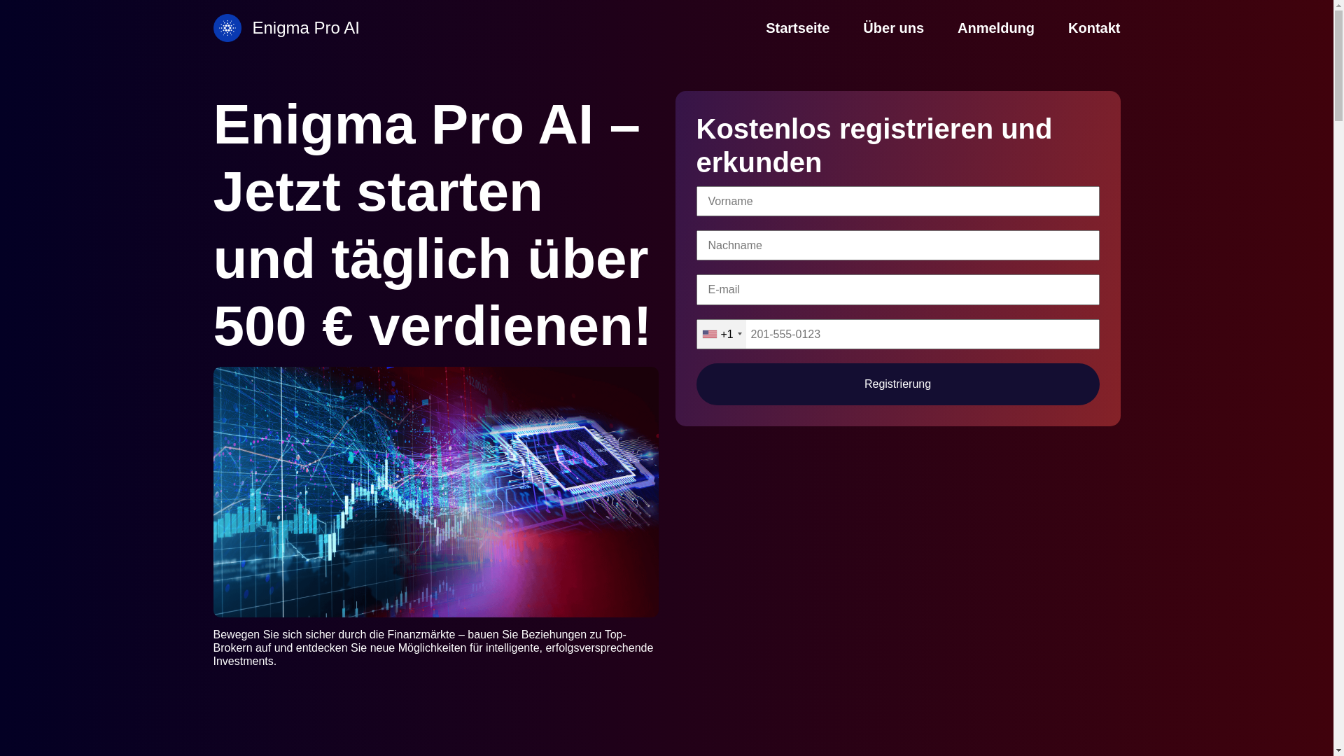 website screenshot of https://enigmaproaipro.de/