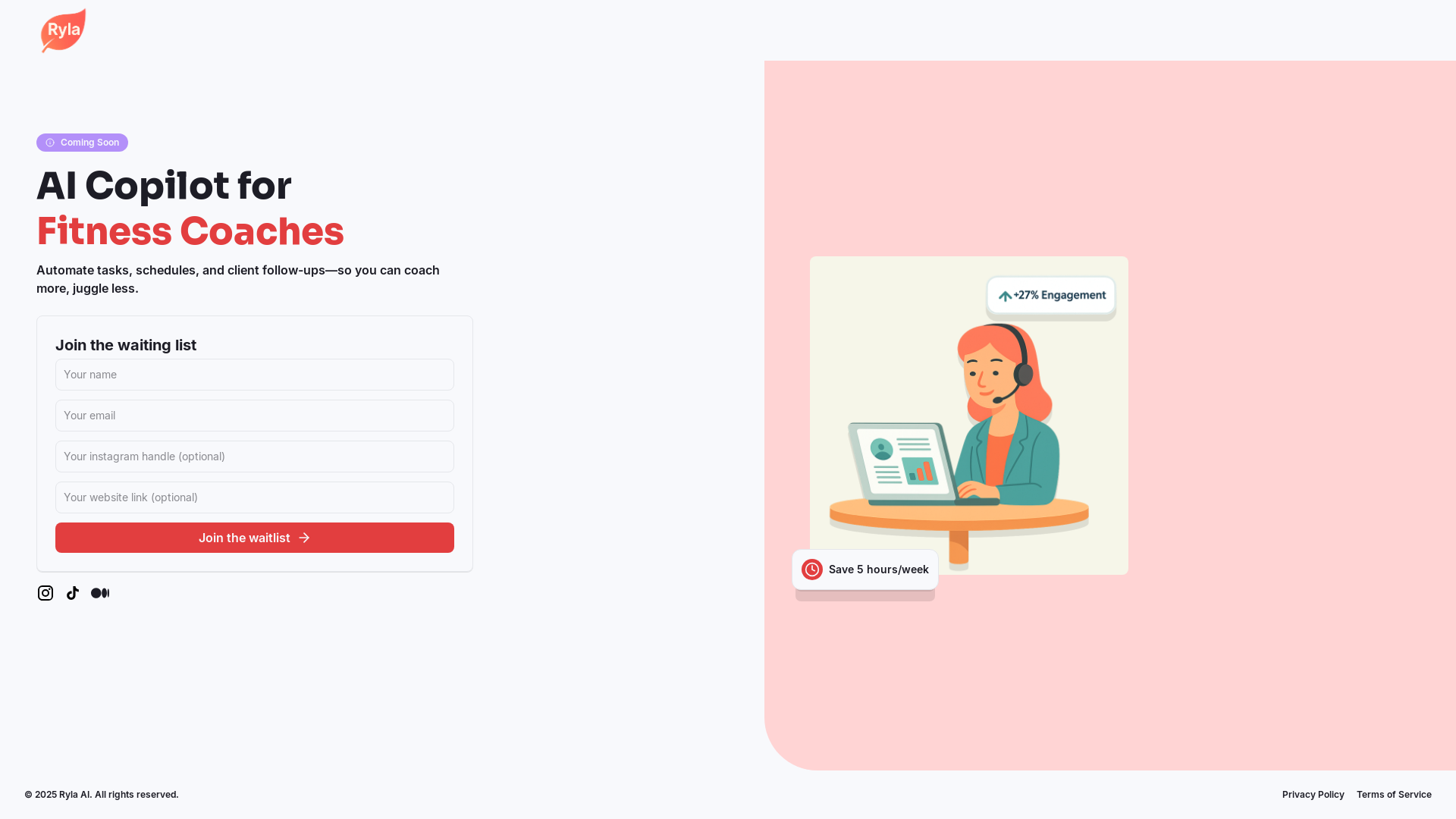 website screenshot of https://ryla-ai.pages.dev/