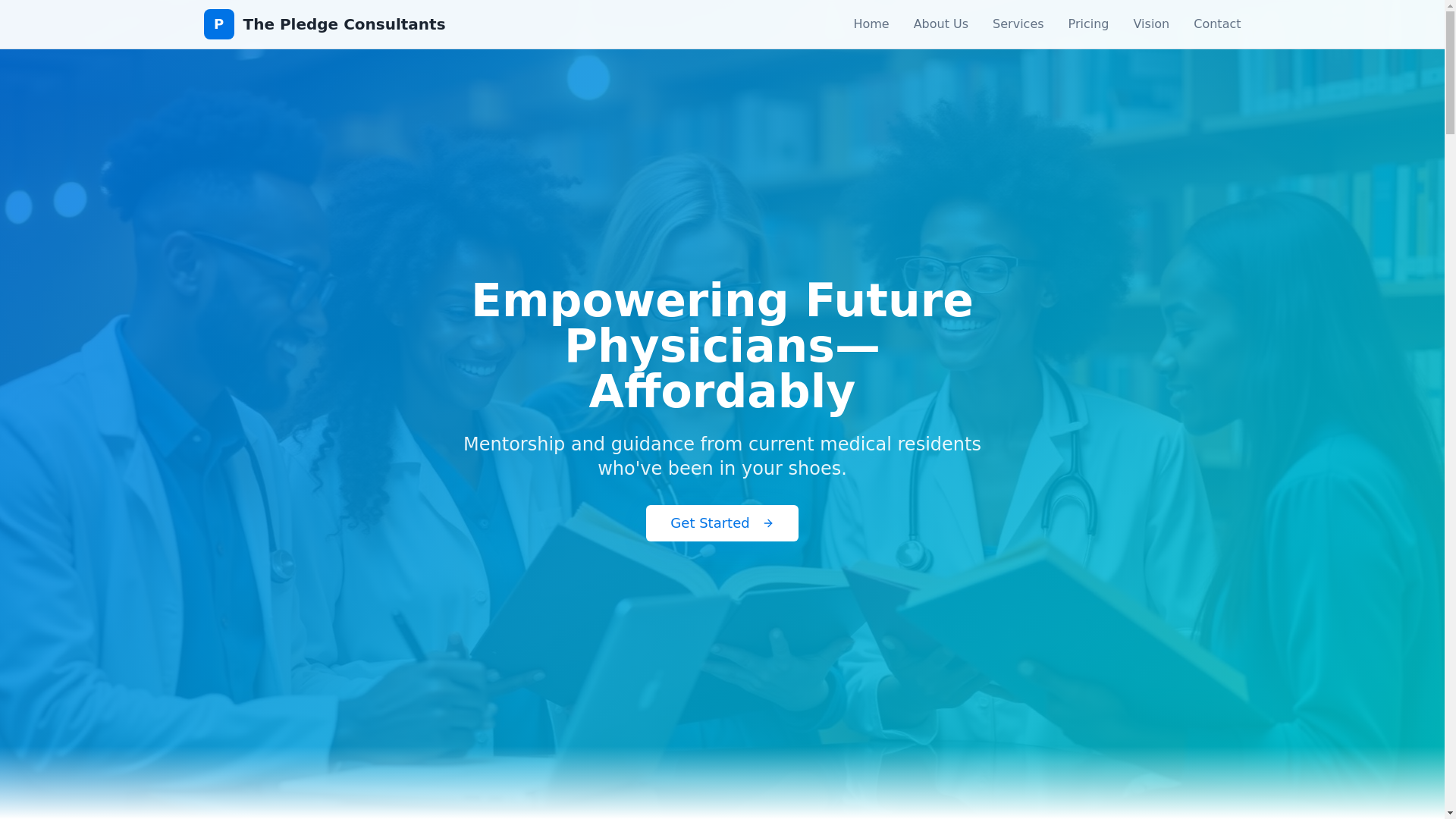 website screenshot of https://pleldgewebsite.pages.dev/