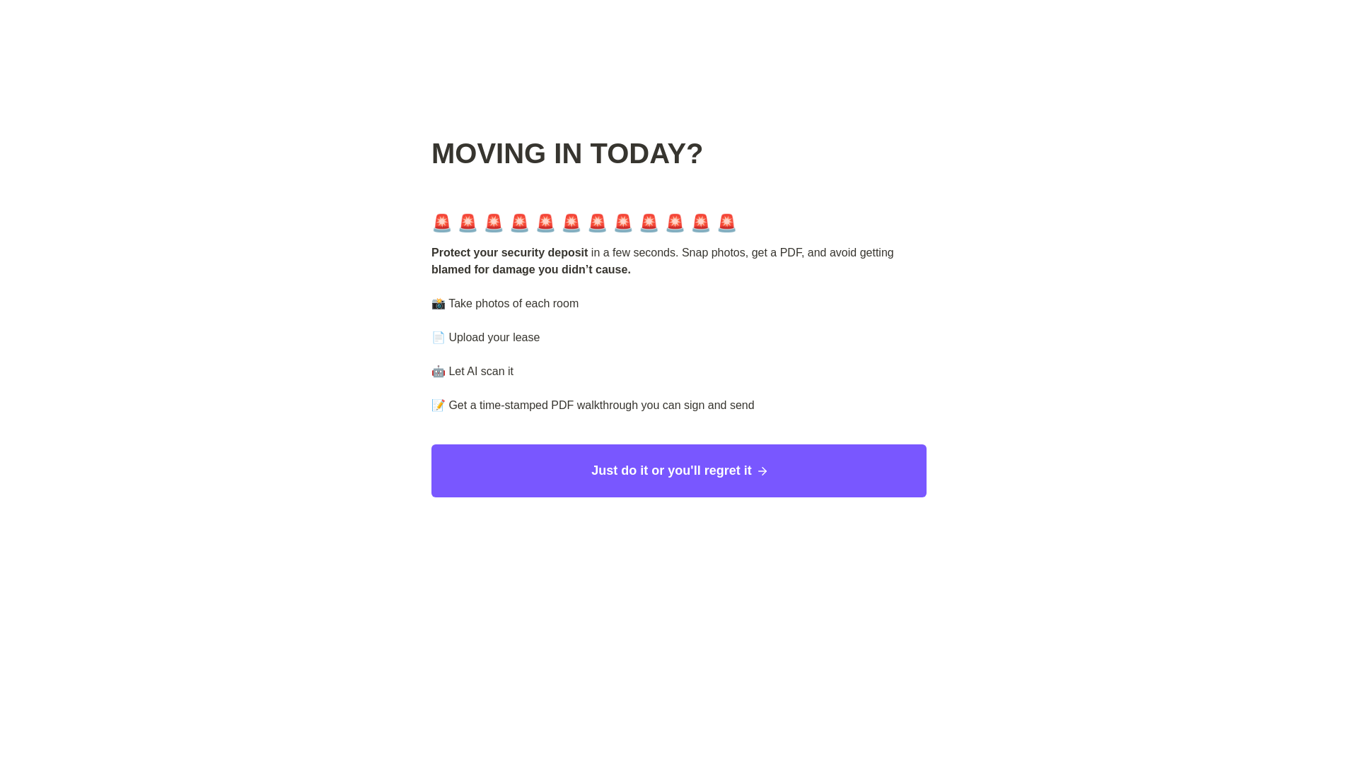website screenshot of https://securemydeposit.co/