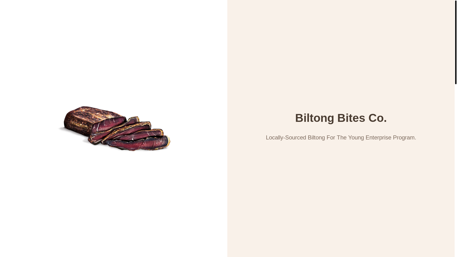 website screenshot of https://biltong-bites.pages.dev/