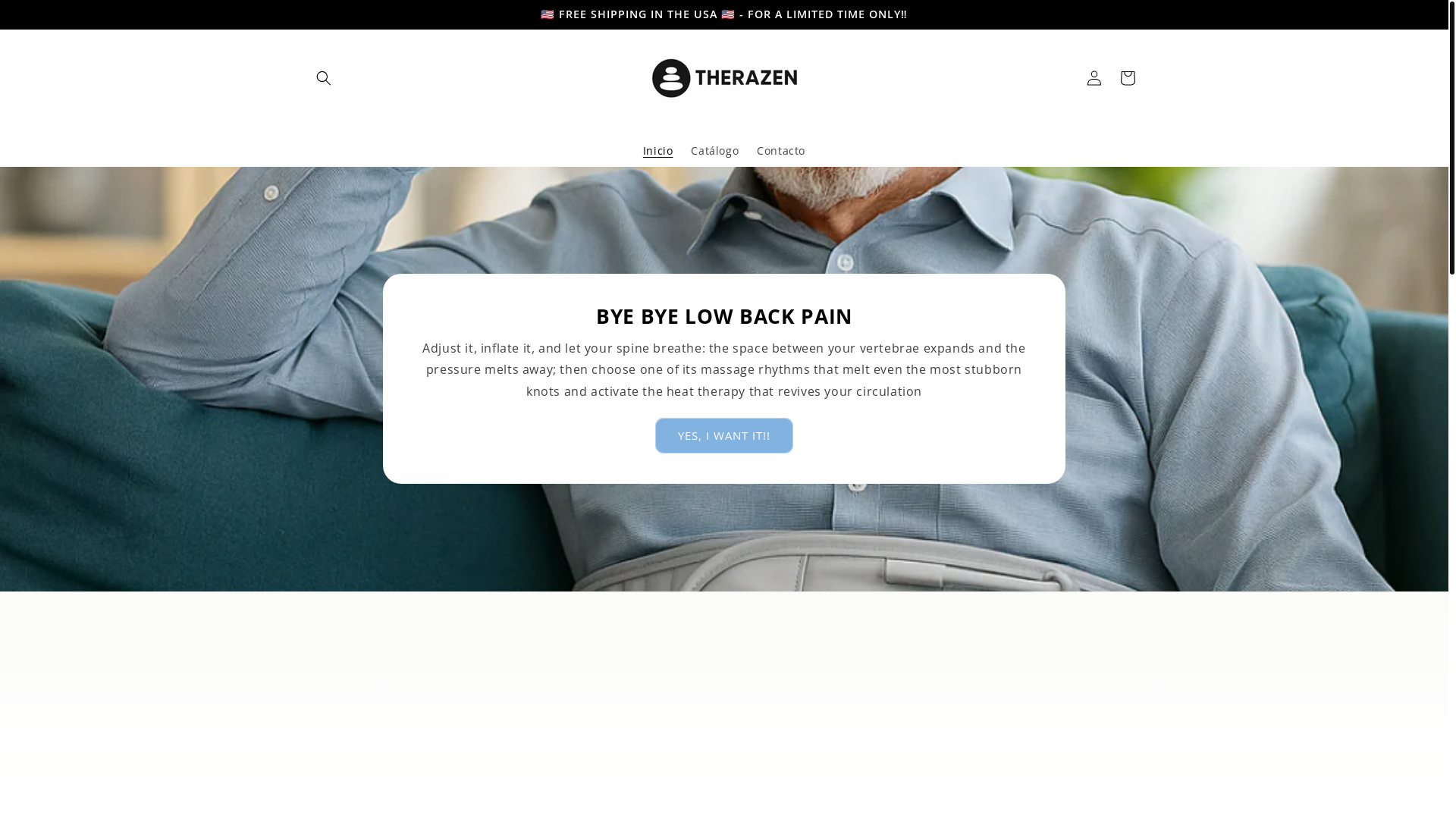 website screenshot of https://therazen.us/