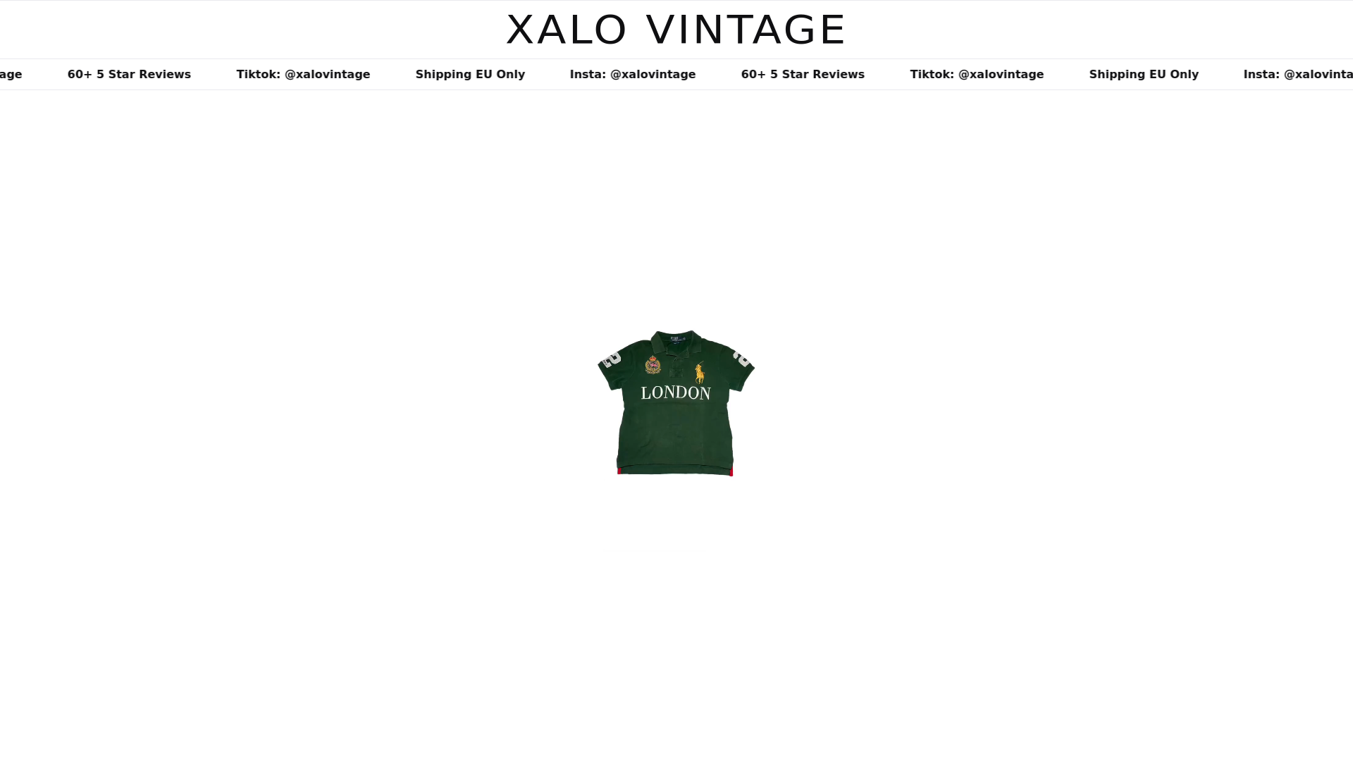 website screenshot of https://xalovintage.eu/