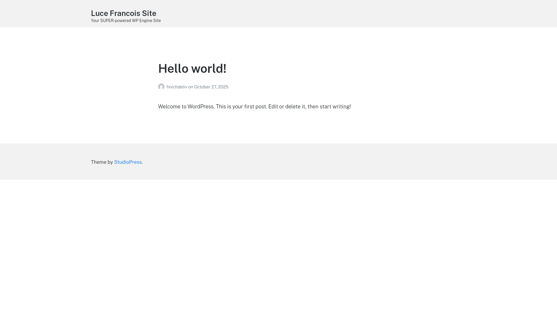 website screenshot of https://finichdeliv.wpenginepowered.com