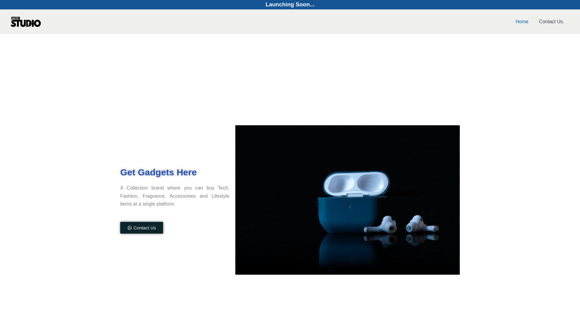 website screenshot of https://wtfstudio.store