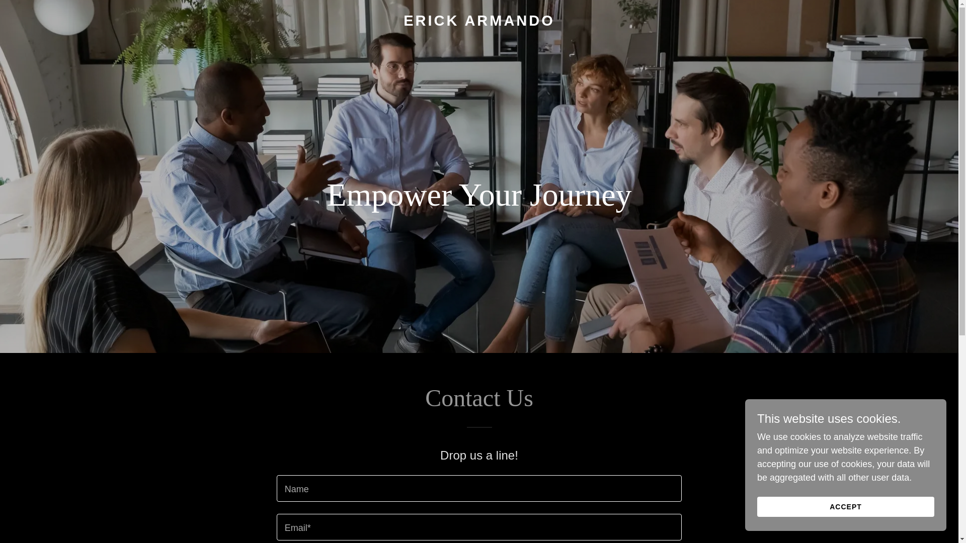 website screenshot of https://erickarmando.com.au/