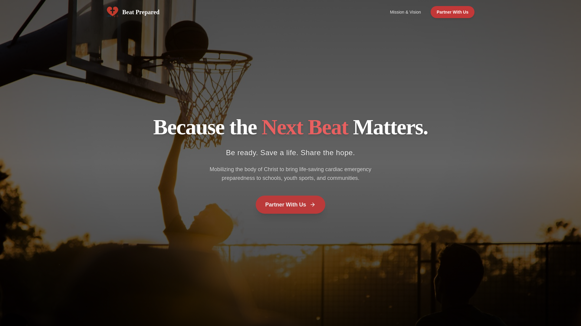 website screenshot of https://beatprepared.com
