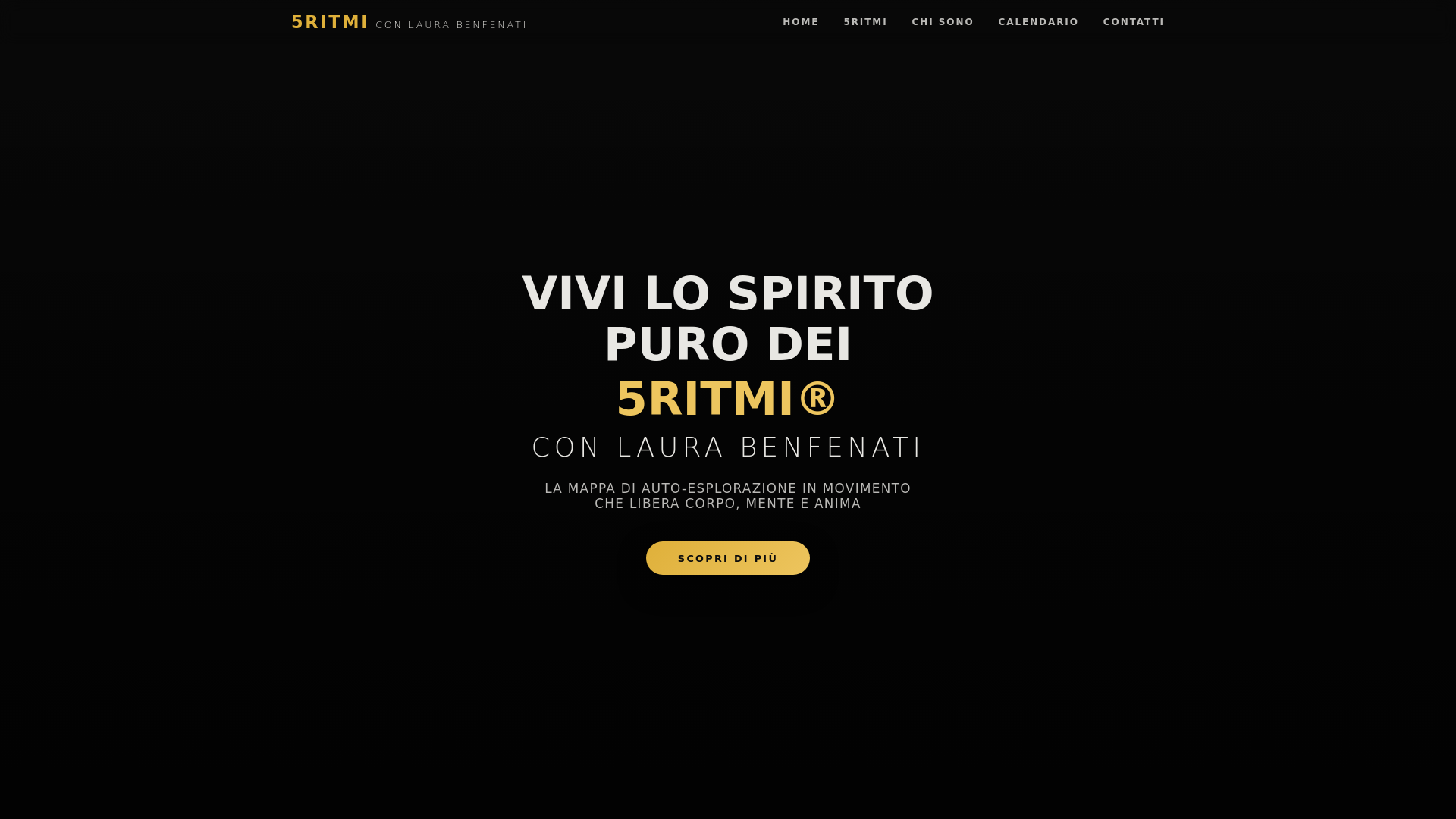 website screenshot of https://5ritmilaurabenfenati.it/