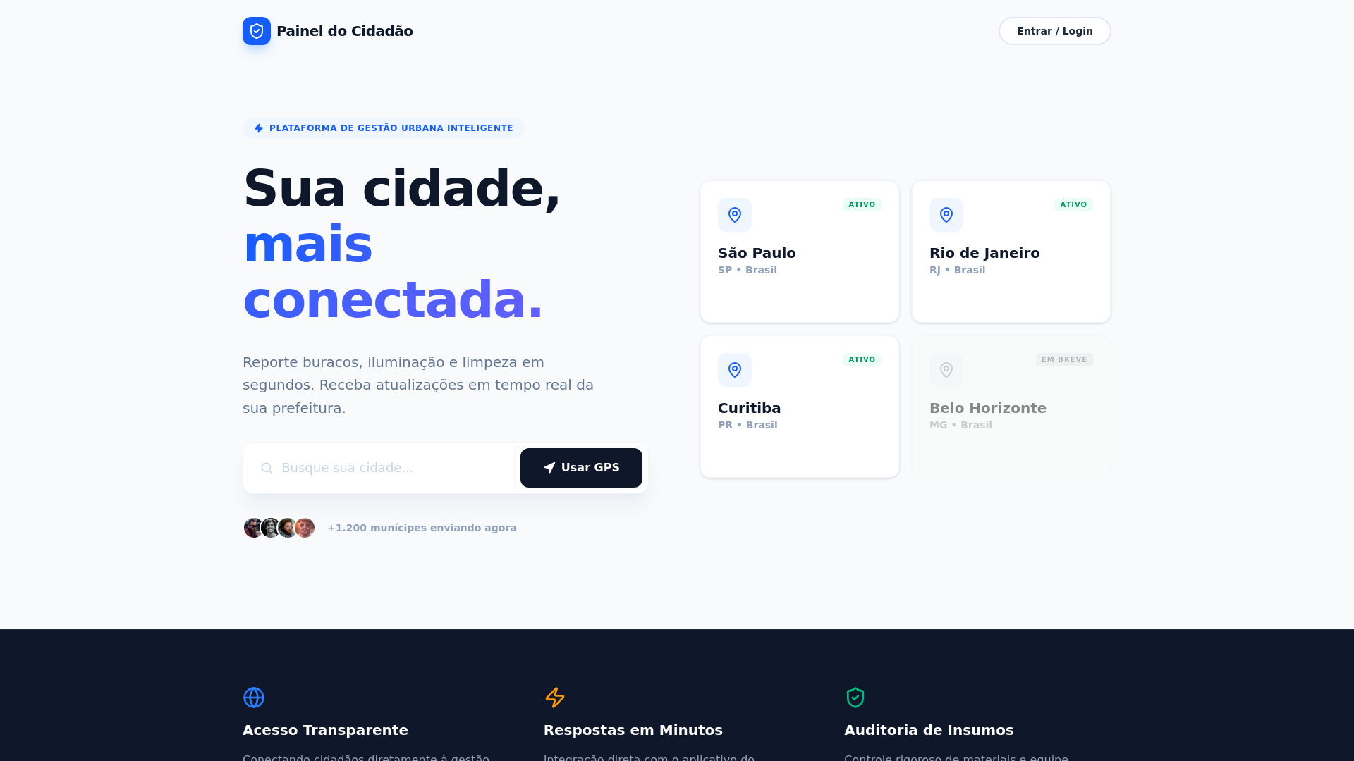 website screenshot of https://painel-do-cidadao-app.pages.dev/