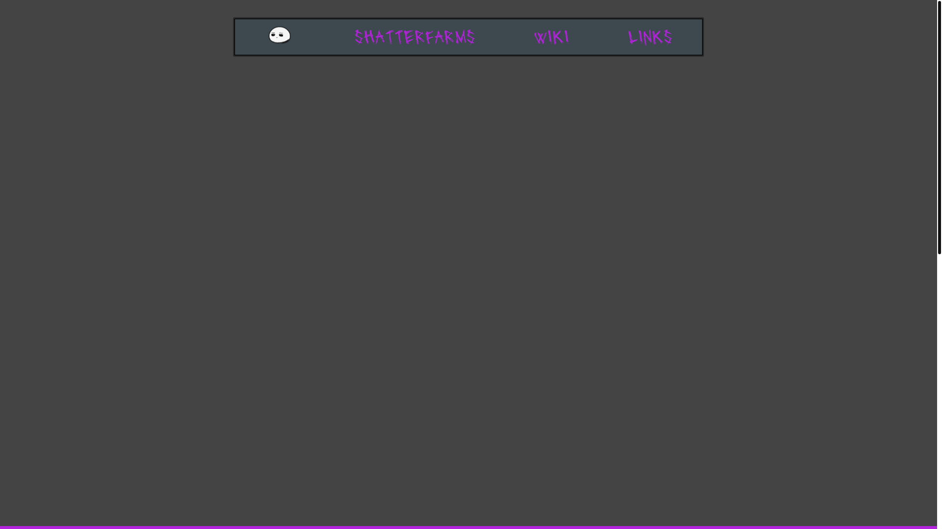 website screenshot of https://shatterfarmswiki.pages.dev/