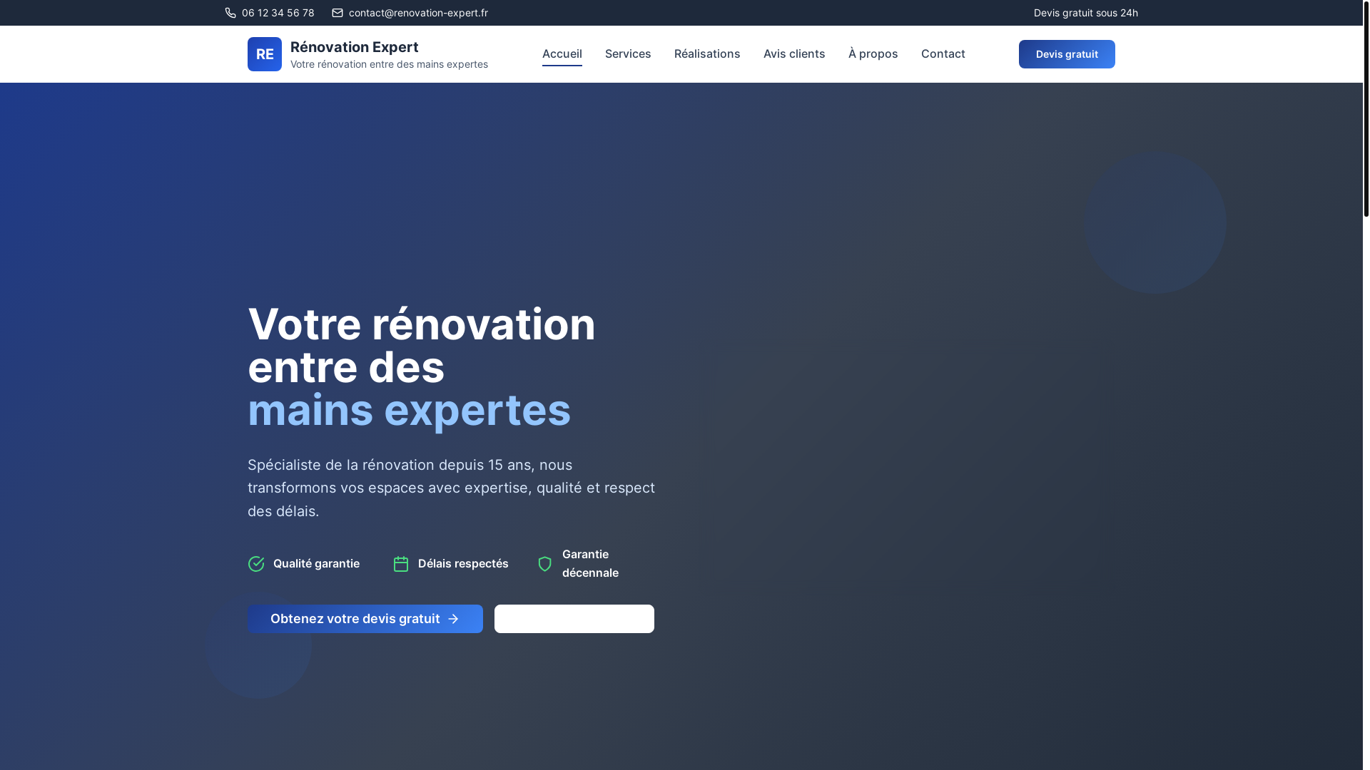 website screenshot of https://xn--rnovationexpert-bnb.fr/