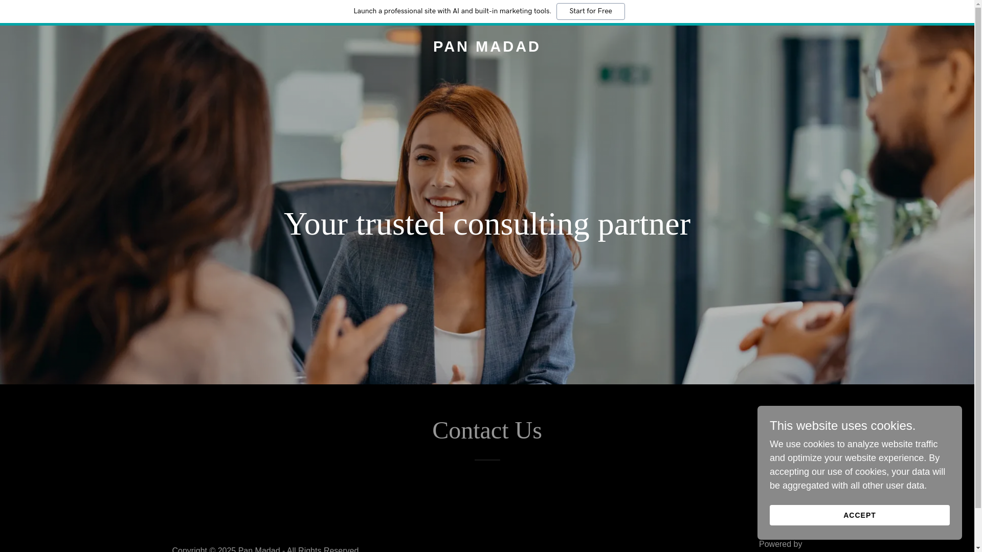 website screenshot of https://panmadad.in/