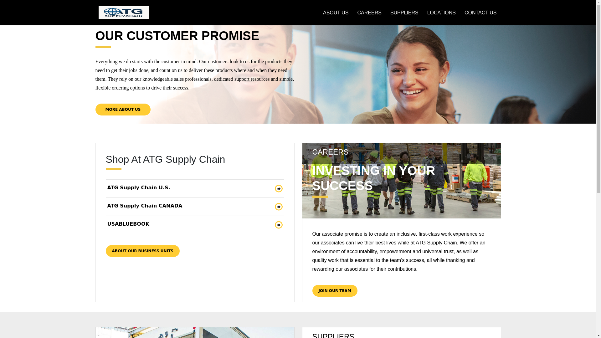 website screenshot of https://atgsupplychain.online/