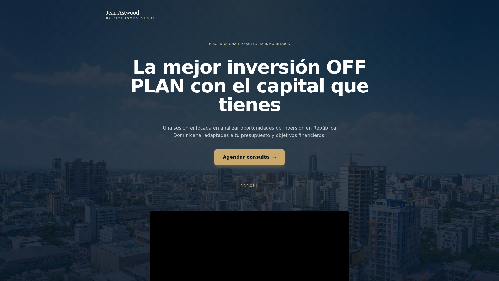 website screenshot of https://jeanastwood.online/