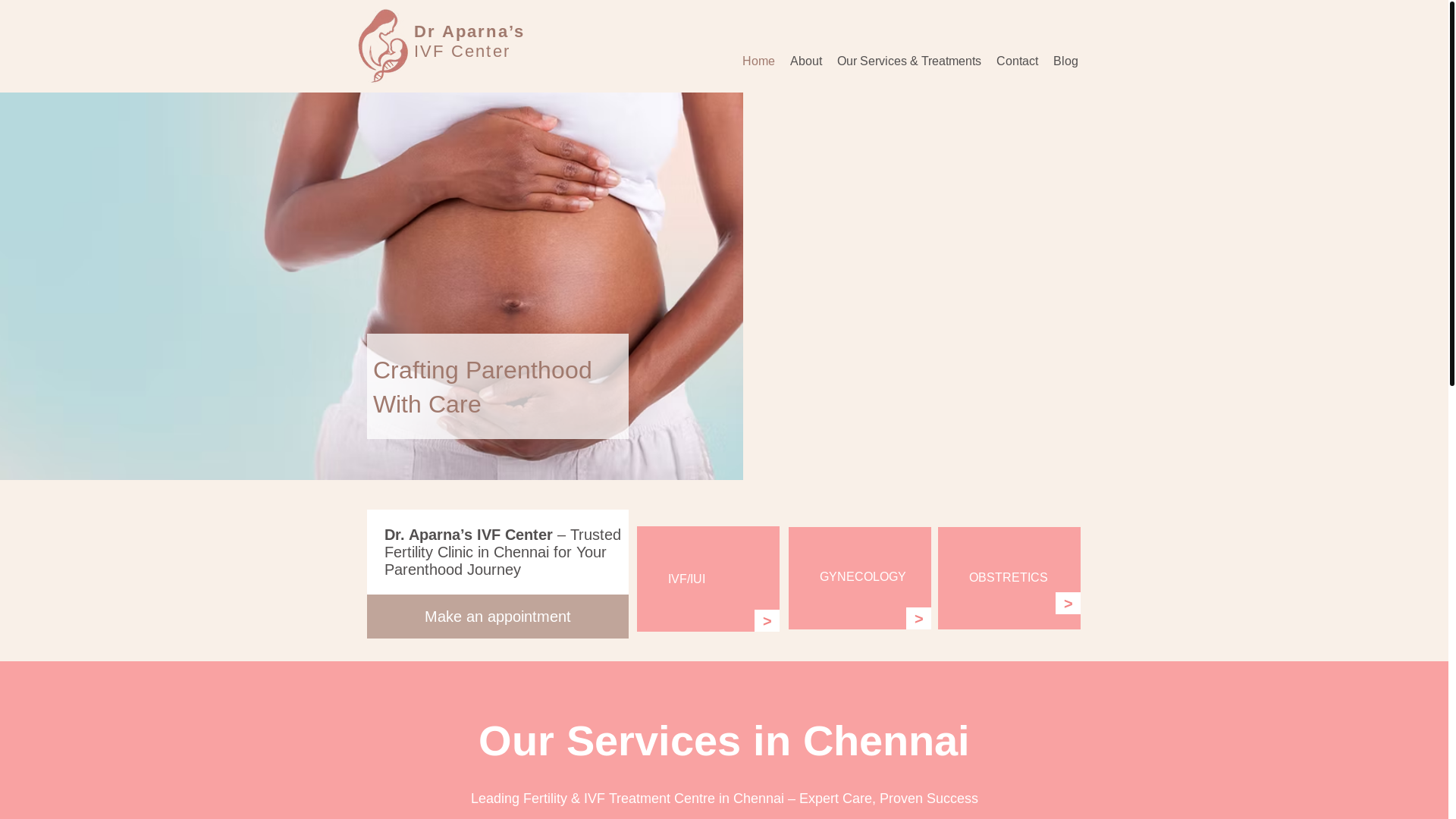 website screenshot of https://draparnasivfcenter.com/